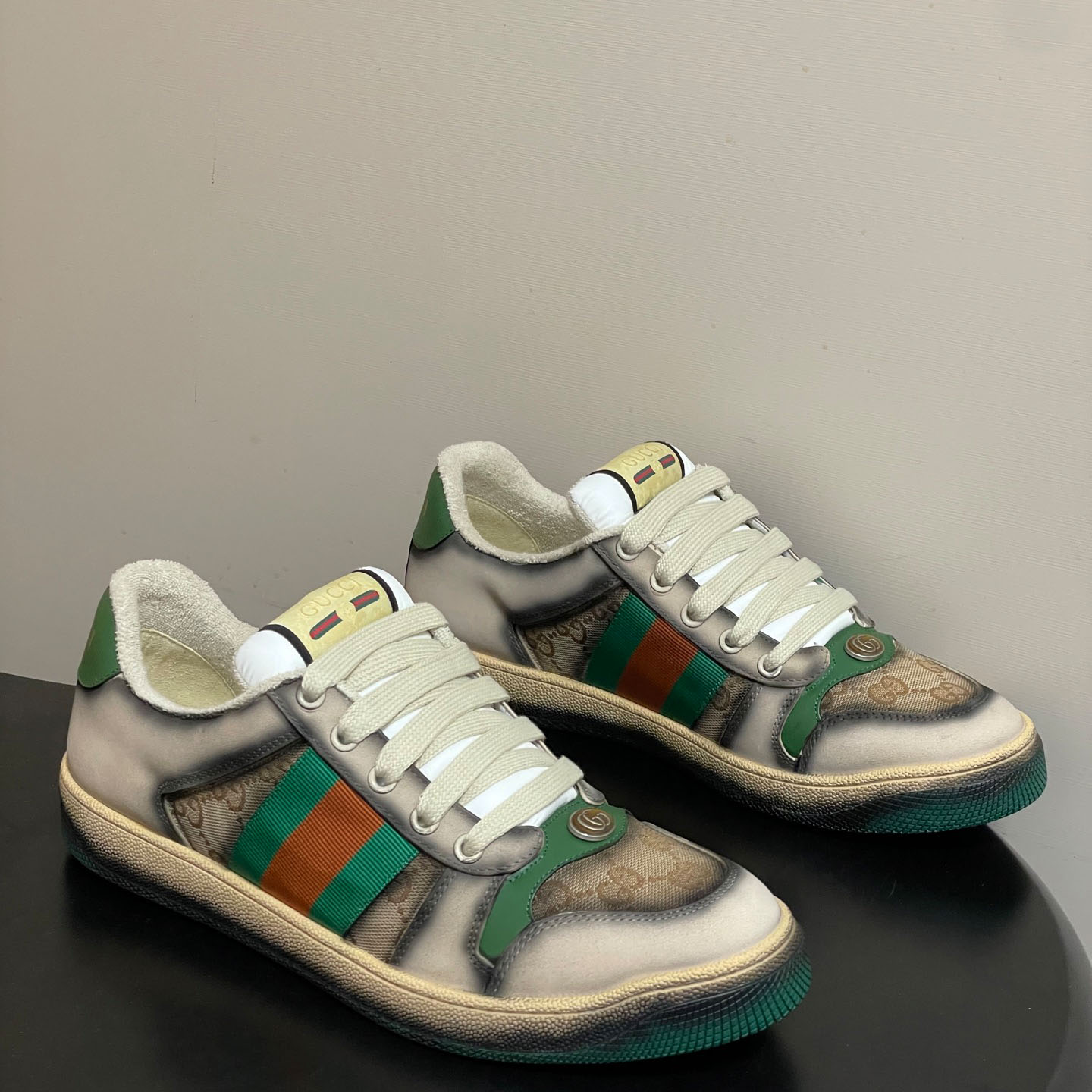 Gucci serigraphy Screener Sneaker - DopestKickz