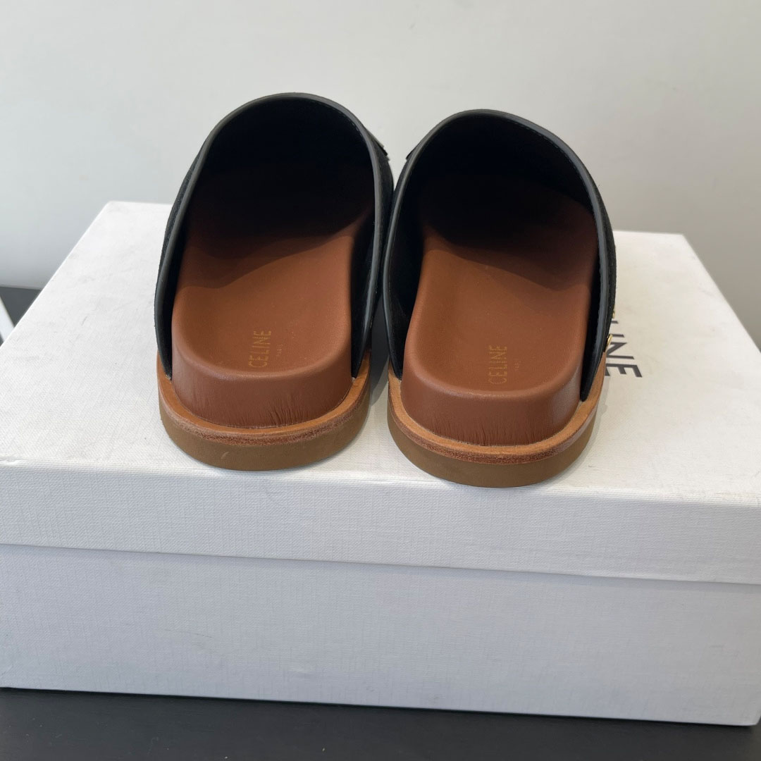 CELINE PITEA CLOG IN Suede Calfskin - DopestKickz