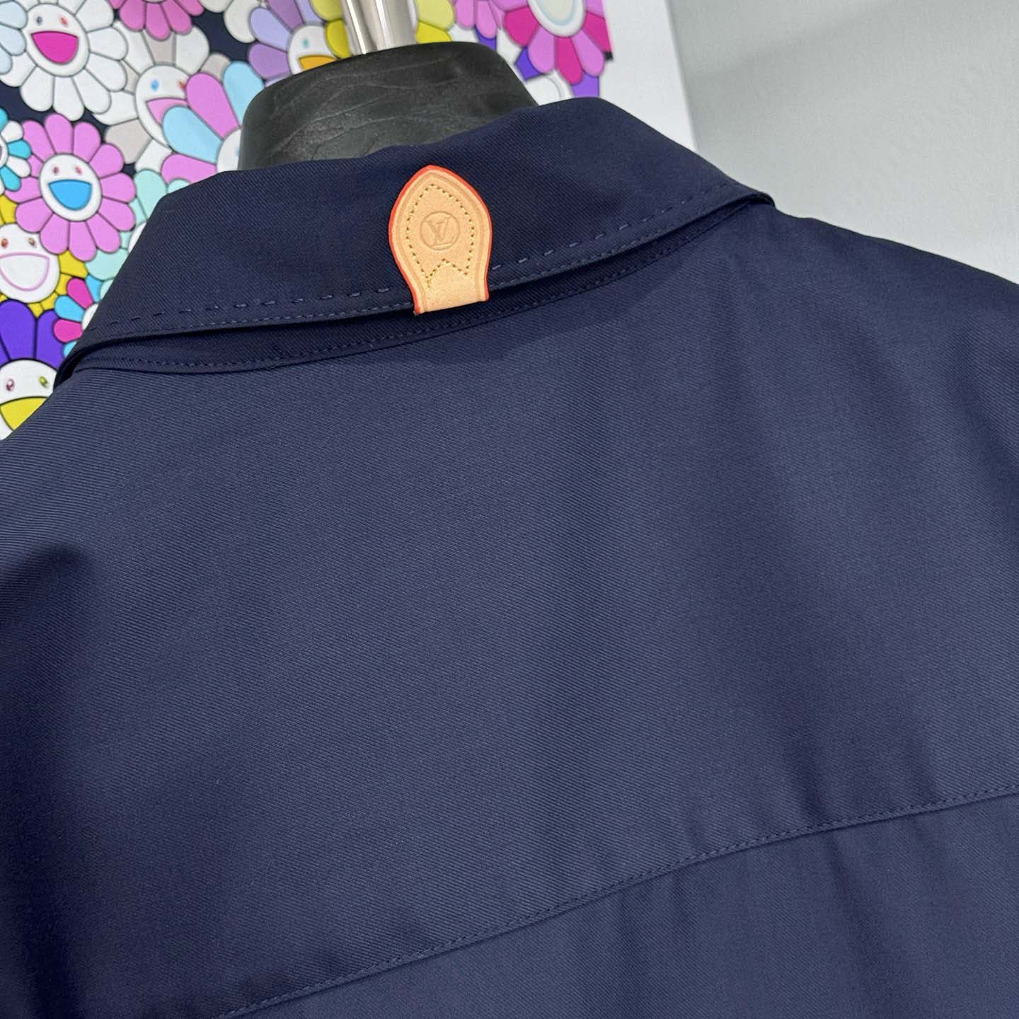 Louis Vuitton Long-Sleeved Cotton-Silk Crepe Shirt  1AJSPT - DopestKickz