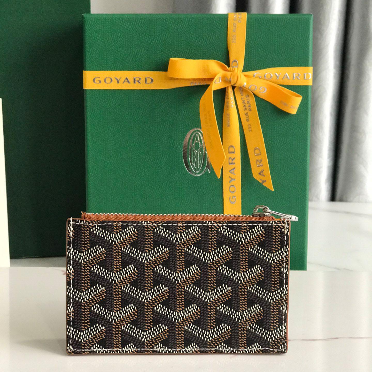 Goyard Bourbon Zipped Card Holder - DopestKickz