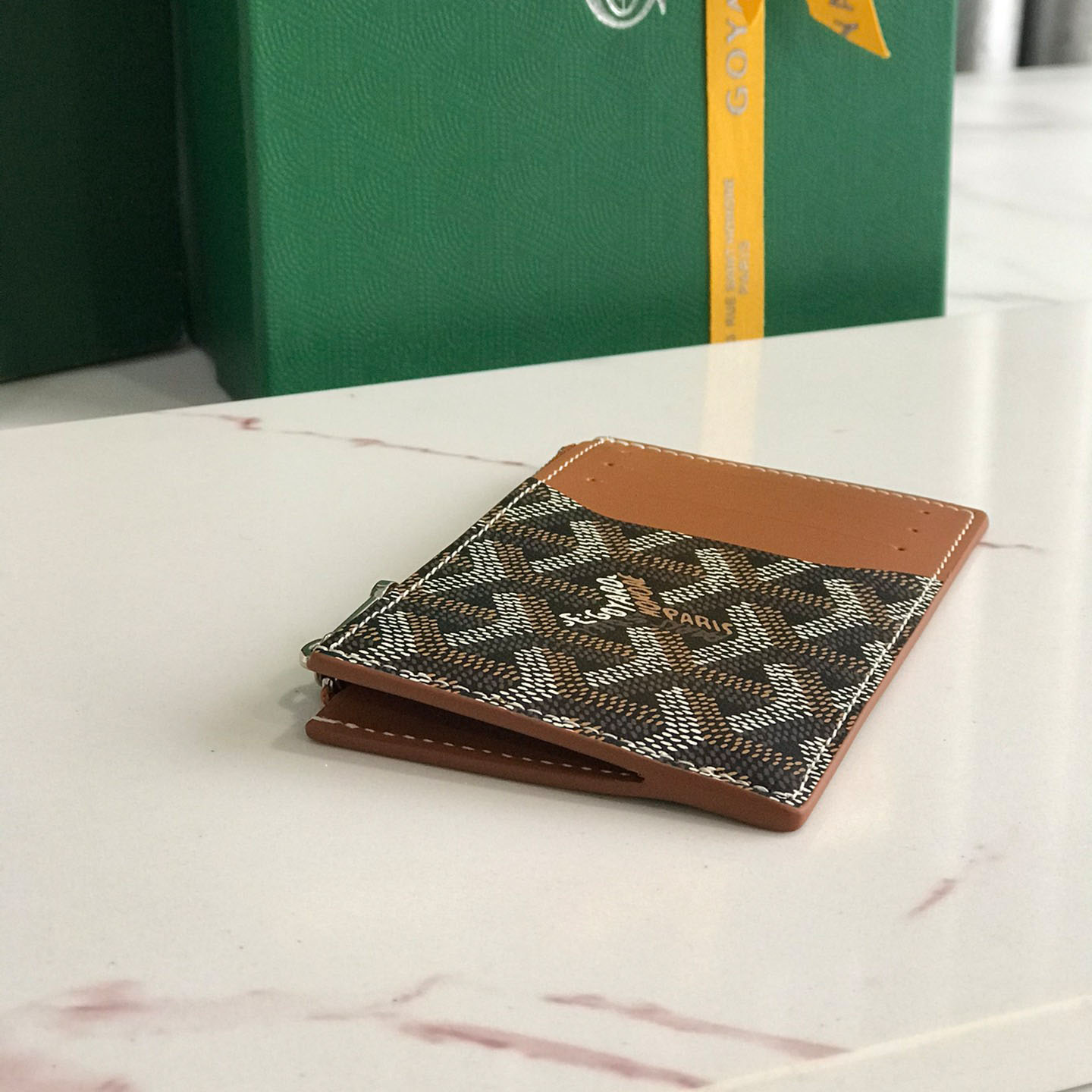 Goyard Bourbon Zipped Card Holder - DopestKickz