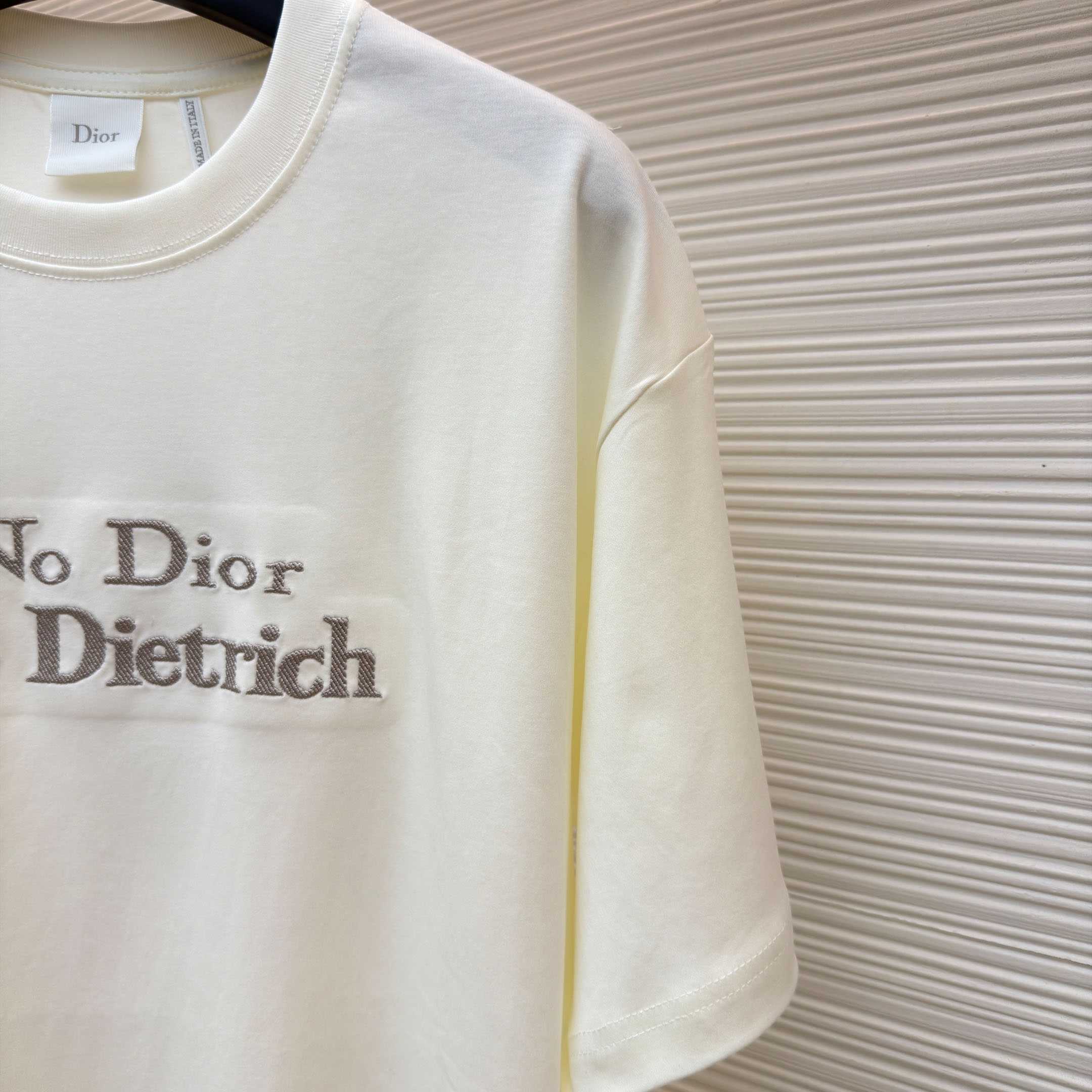  Dior T-shirt With Lettering - DopestKickz