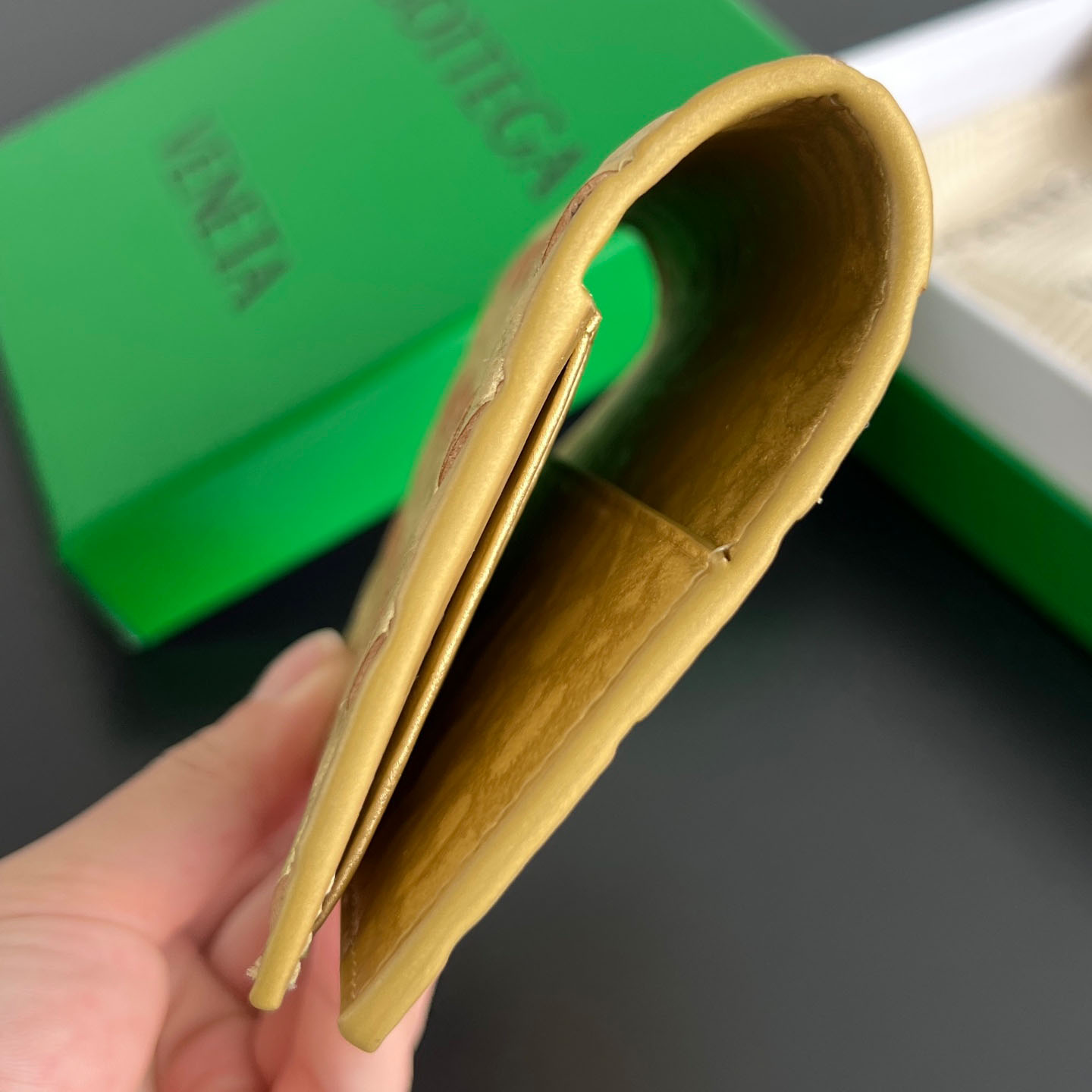 Bottega Veneta Intrecciato Passport Case - DopestKickz