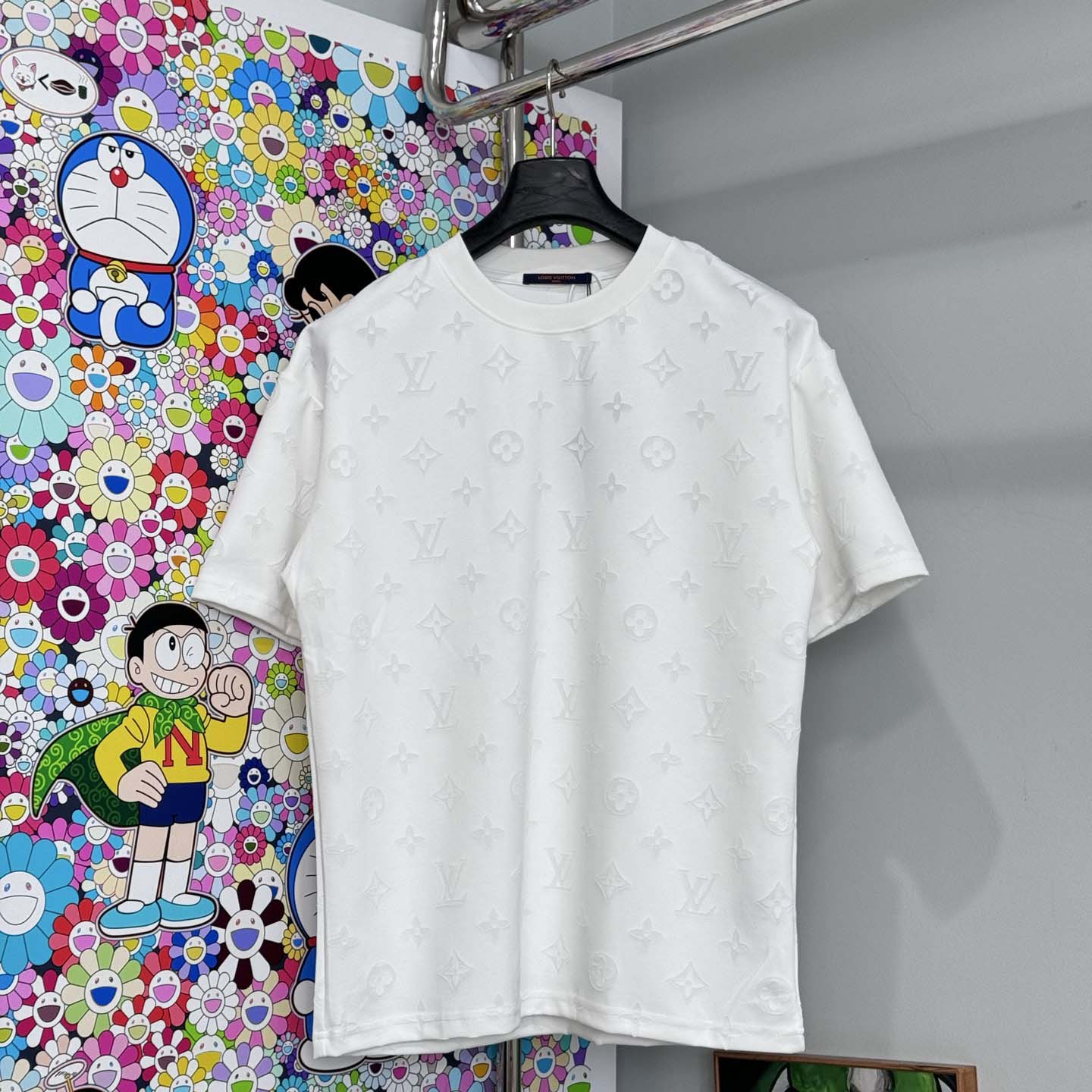 Louis Vuitton Monogram Short-Sleeved Crewneck - DopestKickz