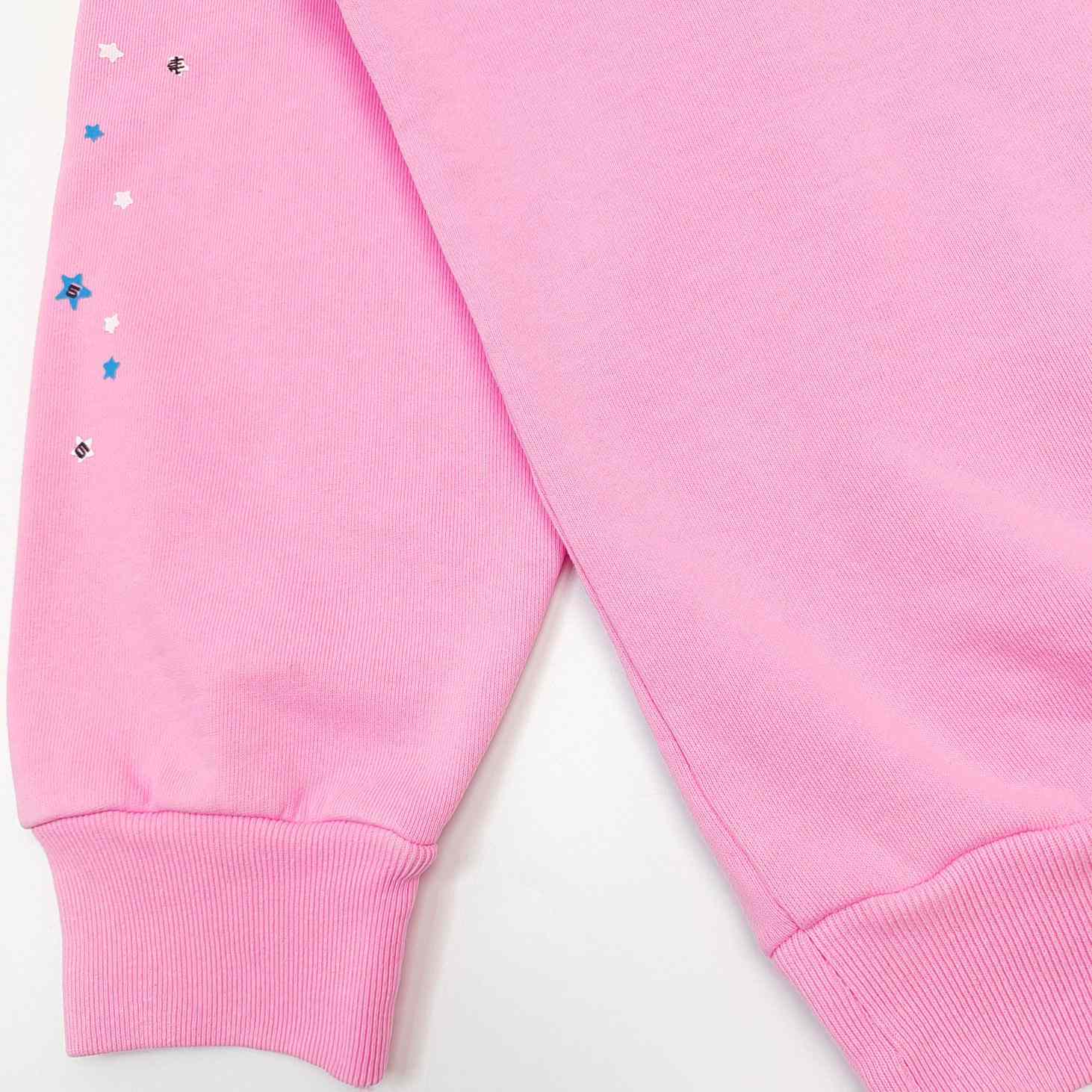 Sp5der OG Web Hoodie 'Pink' - DopestKickz