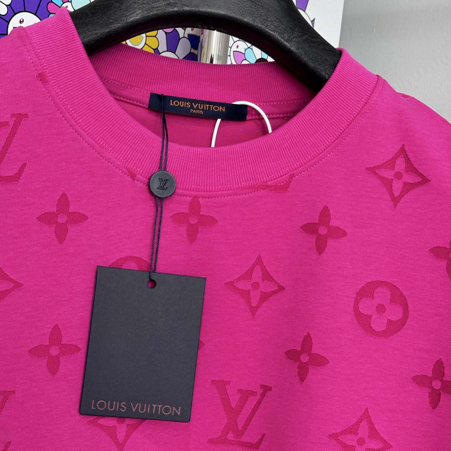 Louis Vuitton Monogram Short-Sleeved Crewneck - DopestKickz
