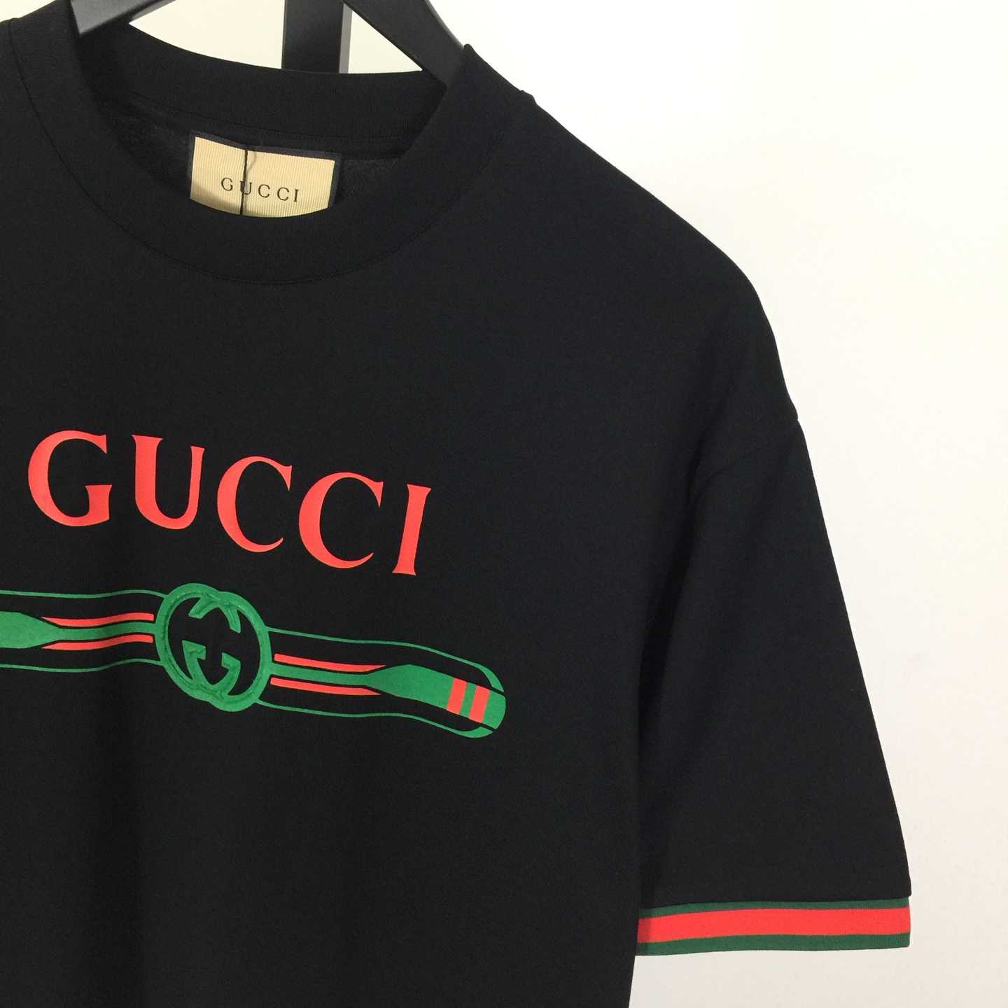 Gucci Jersey T-shirt With Print  - DopestKickz
