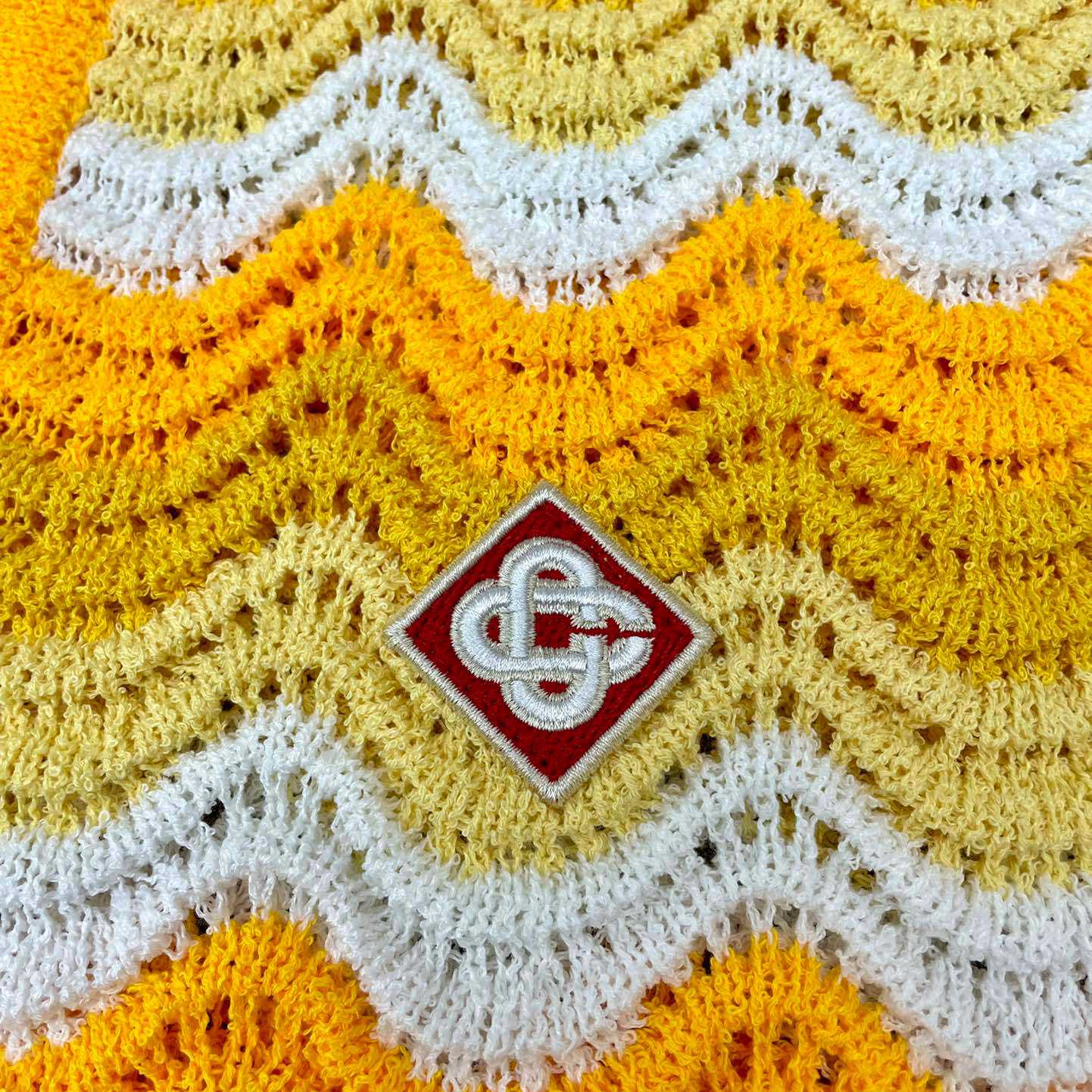 Casablanca Wavy Gradient Open Knit Shirt D009 - DopestKickz