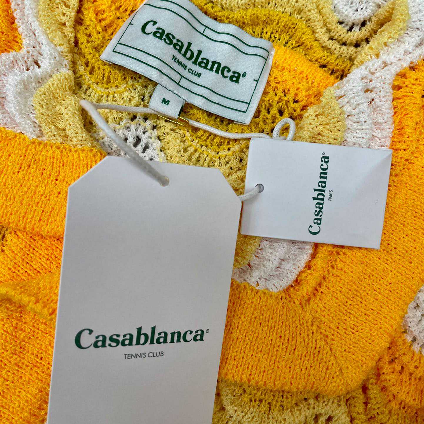 Casablanca Wavy Gradient Open Knit Shirt D009 - DopestKickz