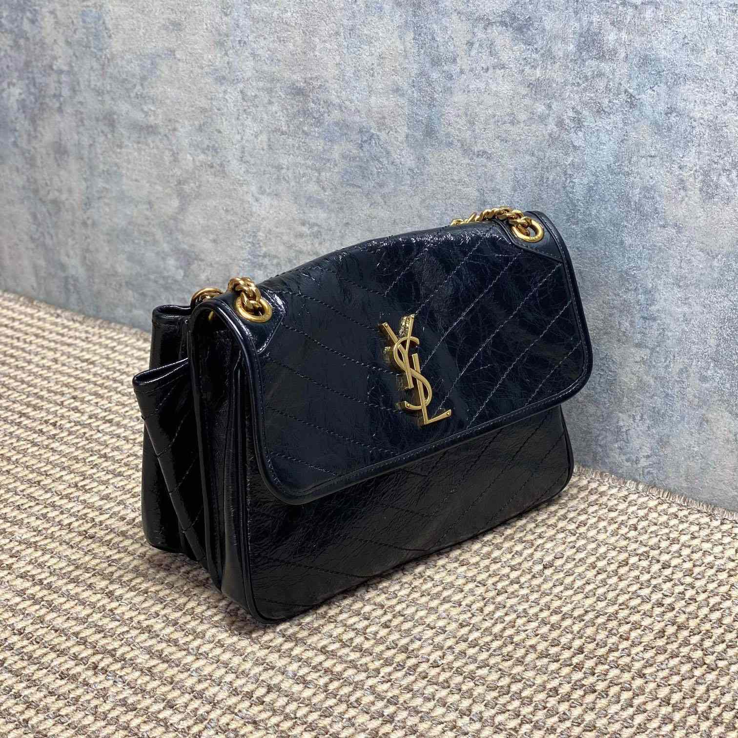 Saint Laurent NIKI TRIPOUCH In Vintage Leather - DopestKickz
