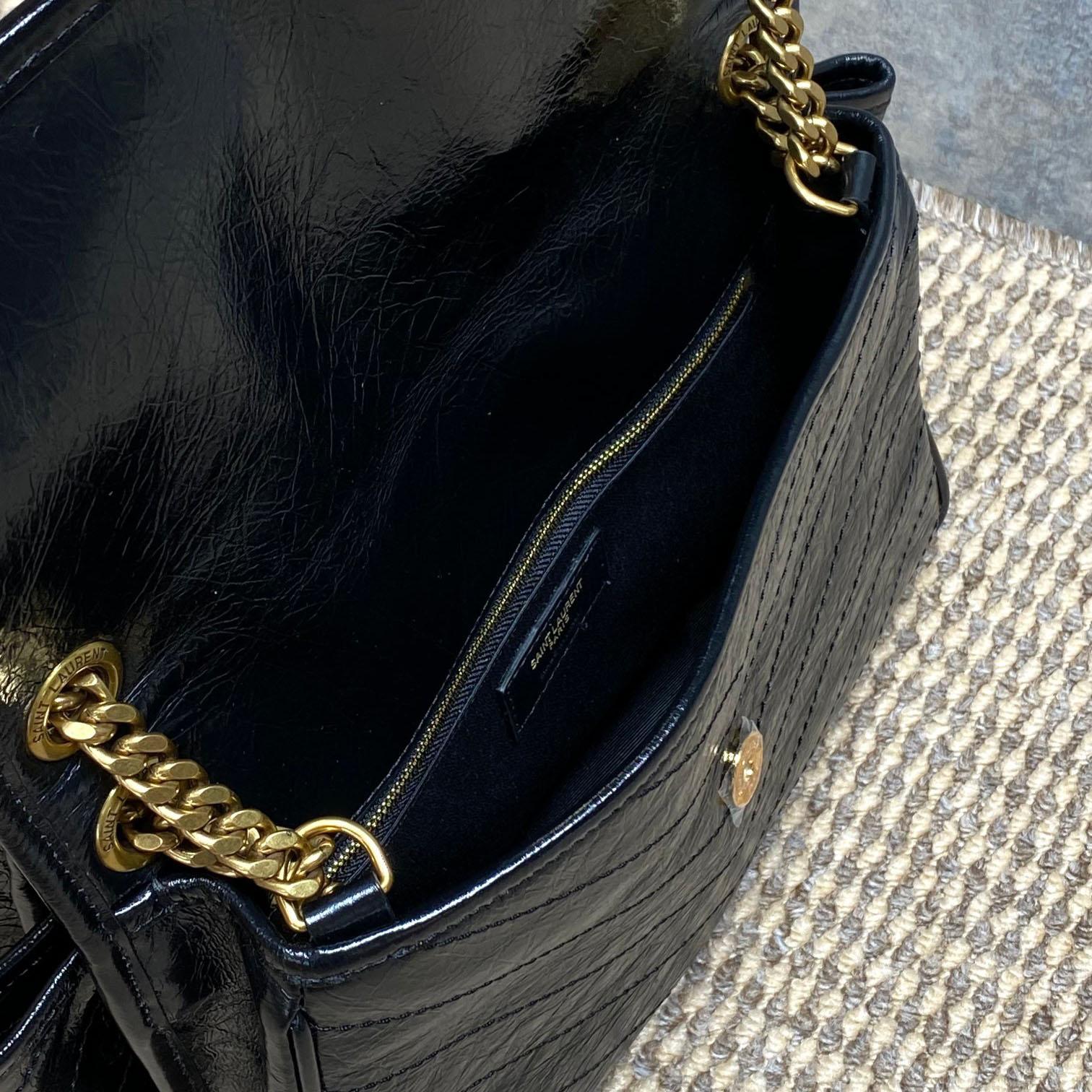 Saint Laurent NIKI TRIPOUCH In Vintage Leather - DopestKickz