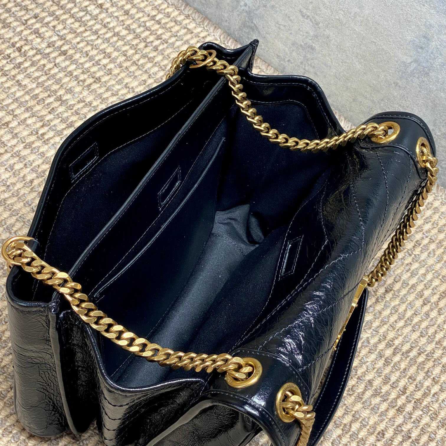 Saint Laurent NIKI TRIPOUCH In Vintage Leather - DopestKickz