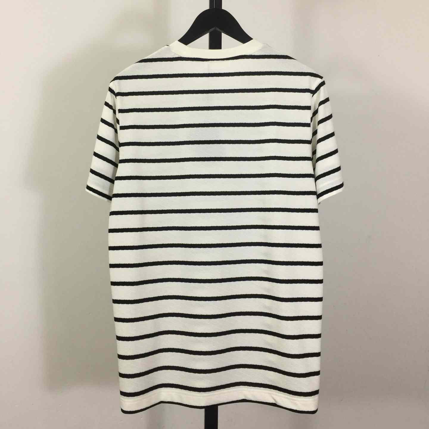 Prada Striped Short Sleeve Cotton T-Shirt - DopestKickz
