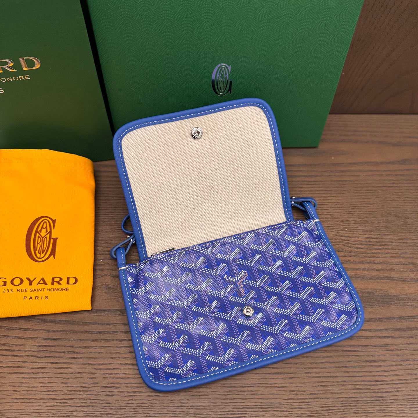 Goyard Plumet Pocket Wallet - DopestKickz