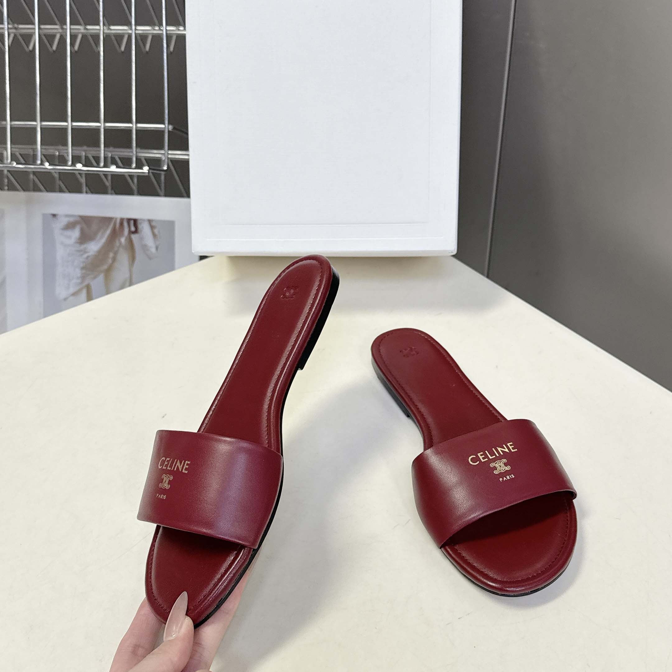 Celine Coast Mule In Lambskin - DopestKickz