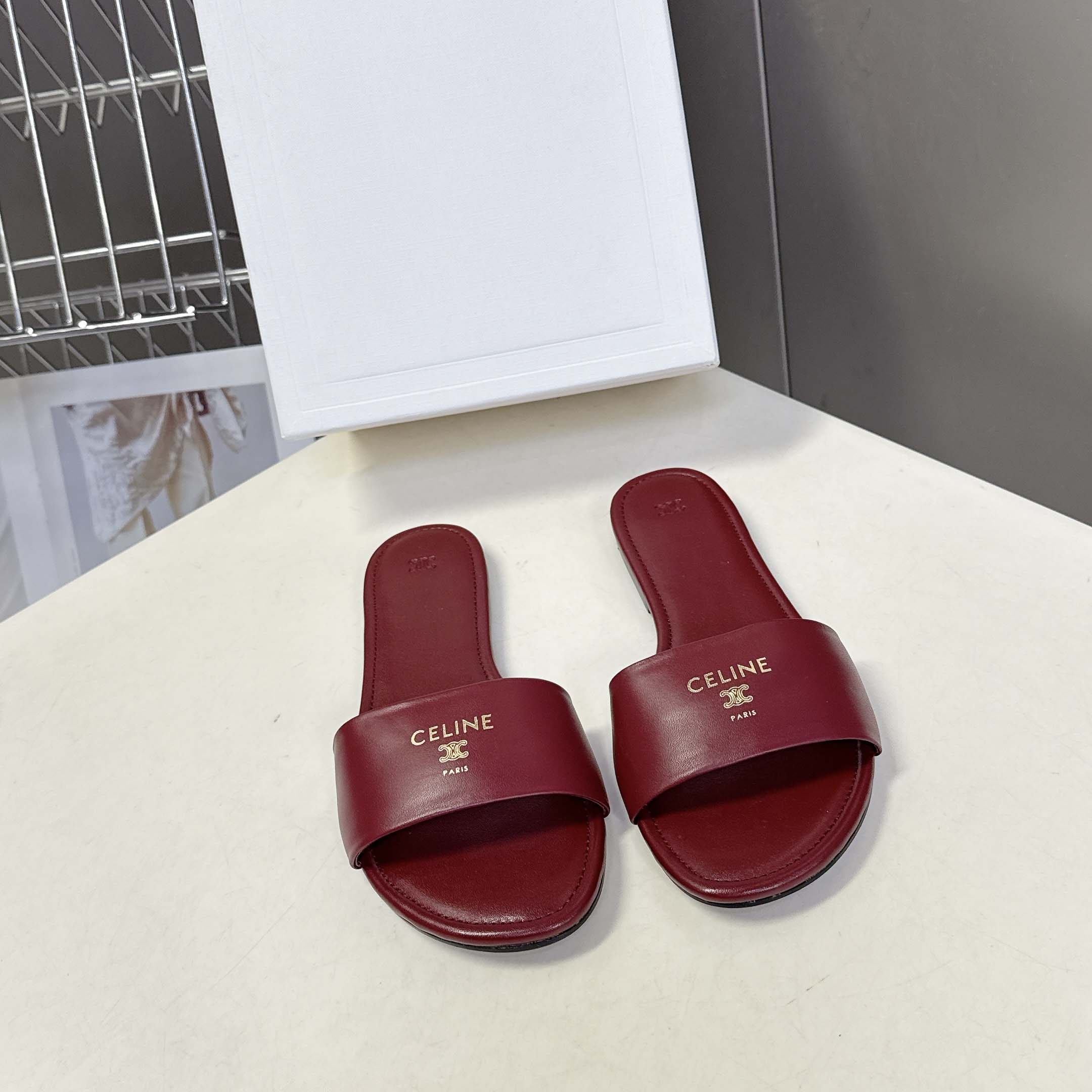 Celine Coast Mule In Lambskin - DopestKickz