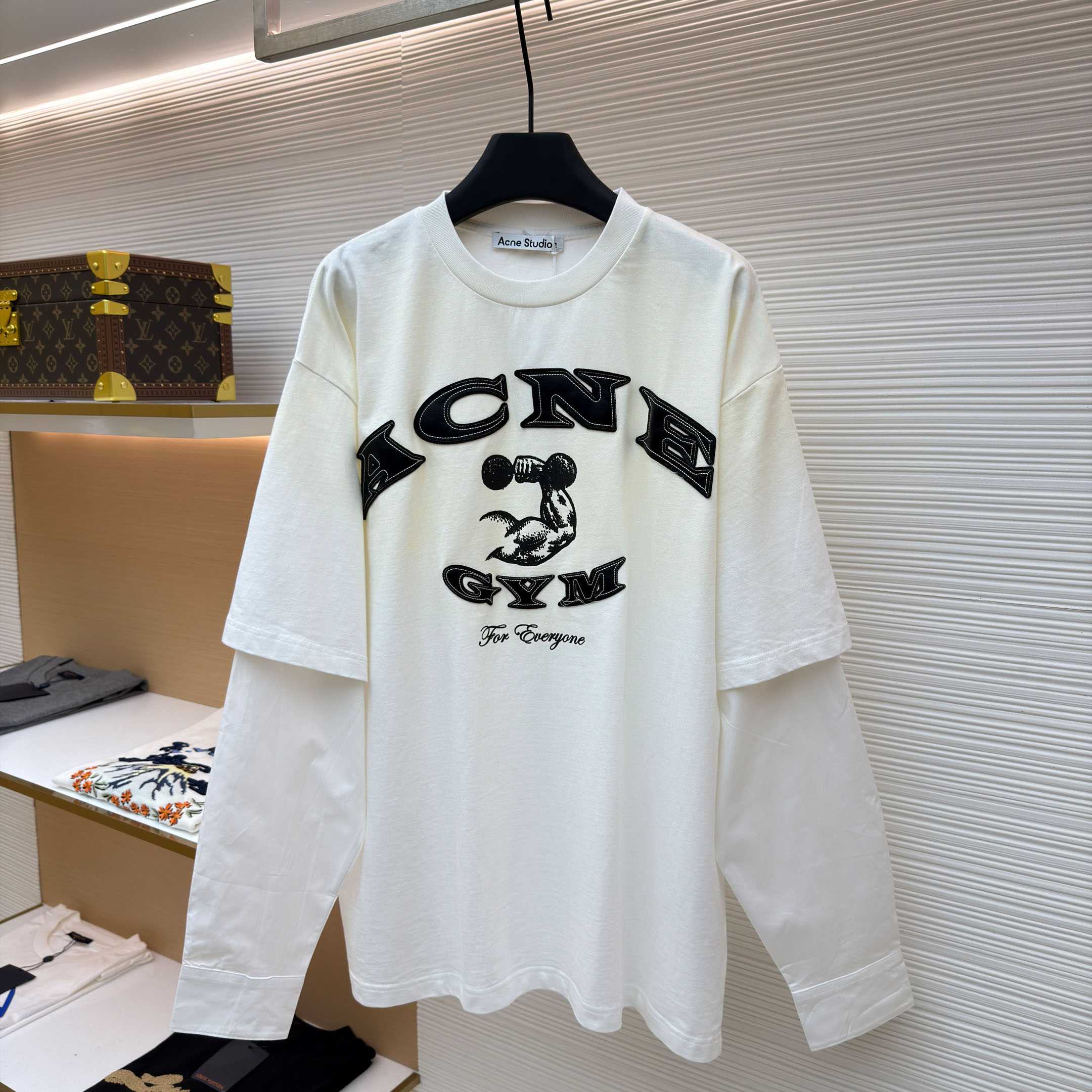 Acne Studios   LAYERED LOGO T-SHIRT  - DopestKickz