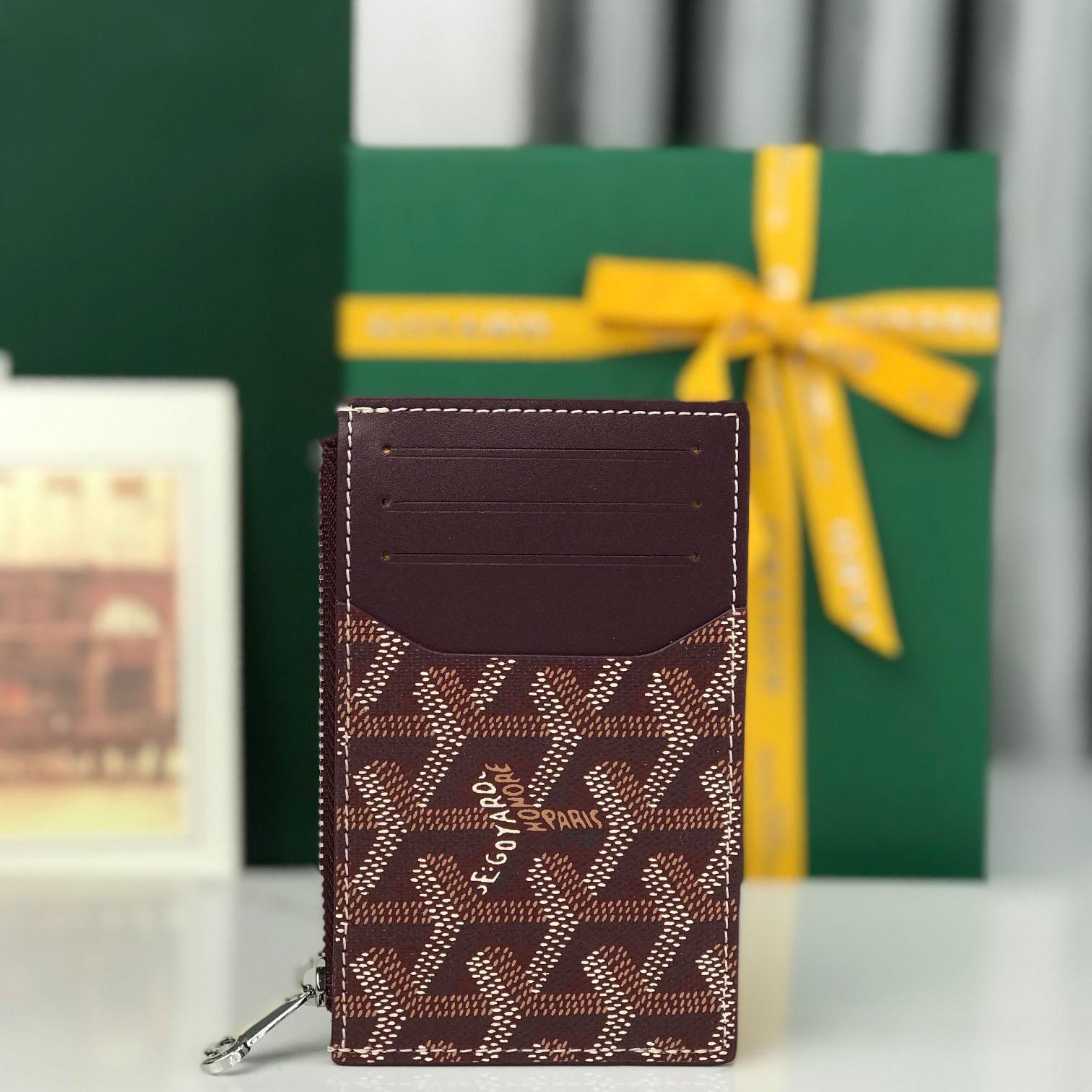 Goyard Bourbon Zipped Card Holder - DopestKickz
