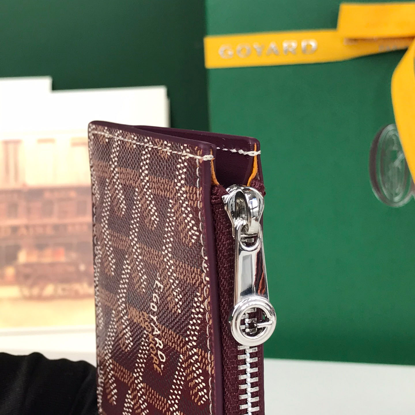 Goyard Bourbon Zipped Card Holder - DopestKickz
