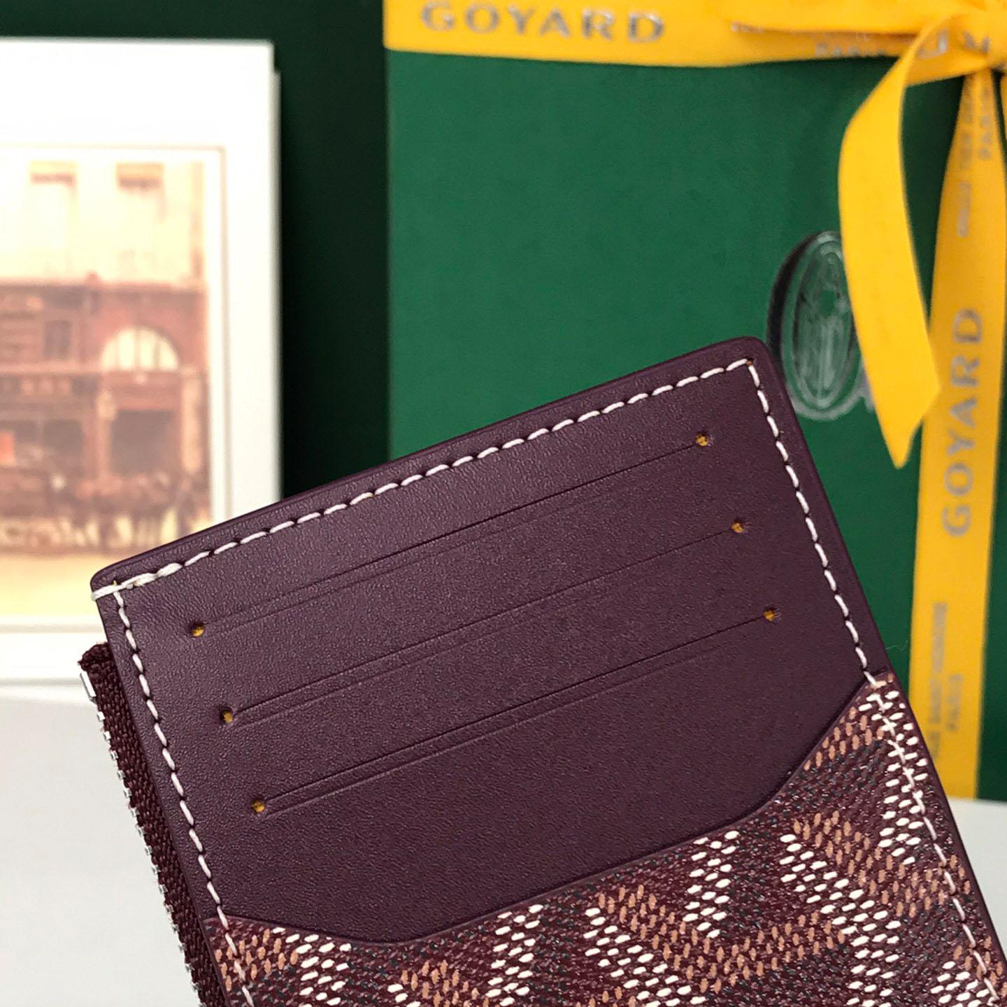 Goyard Bourbon Zipped Card Holder - DopestKickz