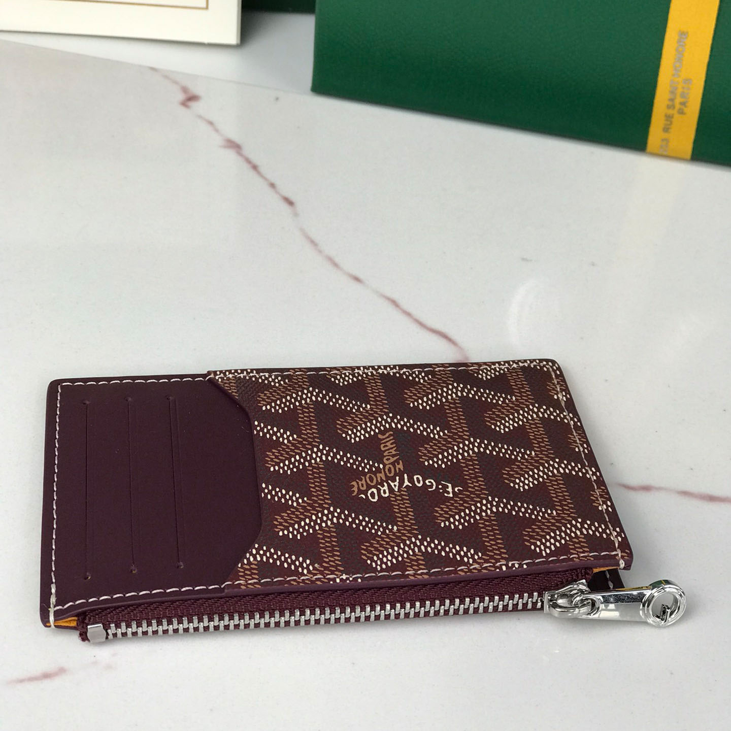 Goyard Bourbon Zipped Card Holder - DopestKickz