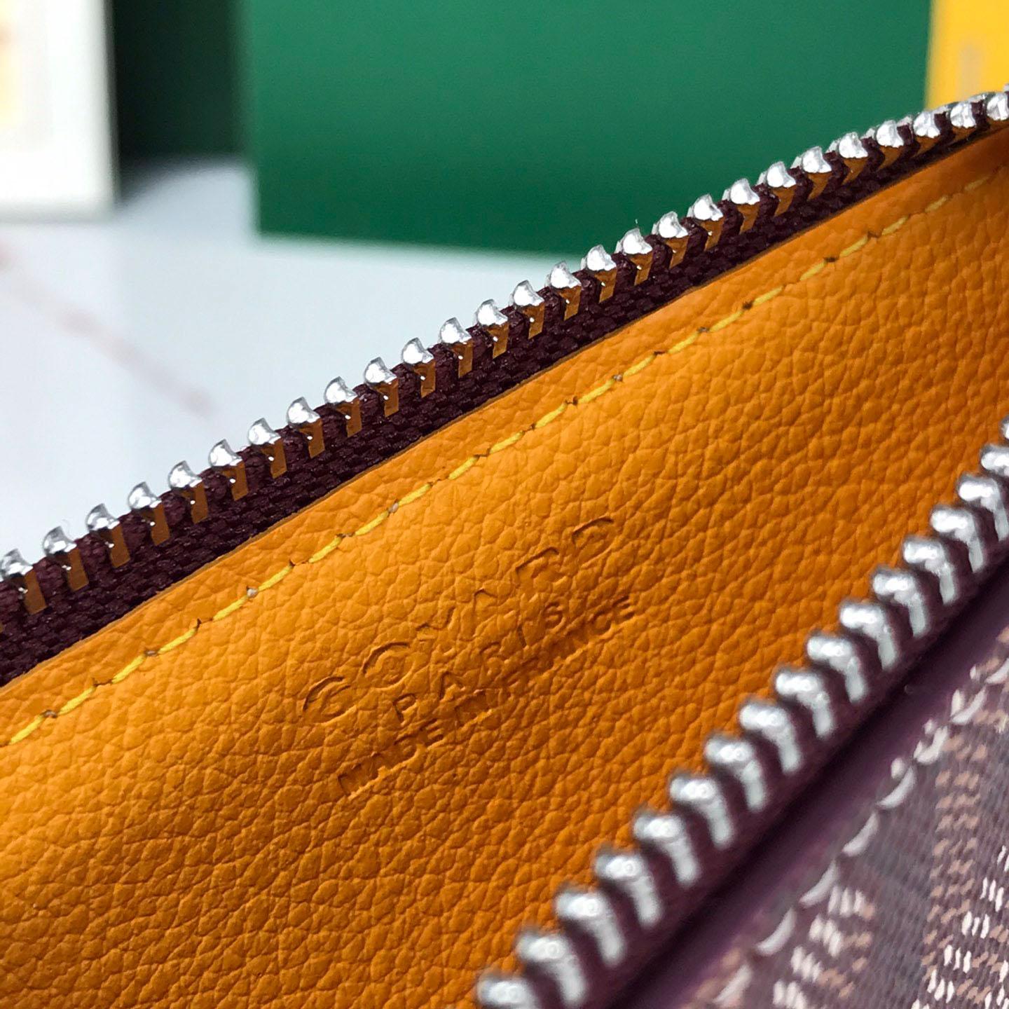 Goyard Bourbon Zipped Card Holder - DopestKickz