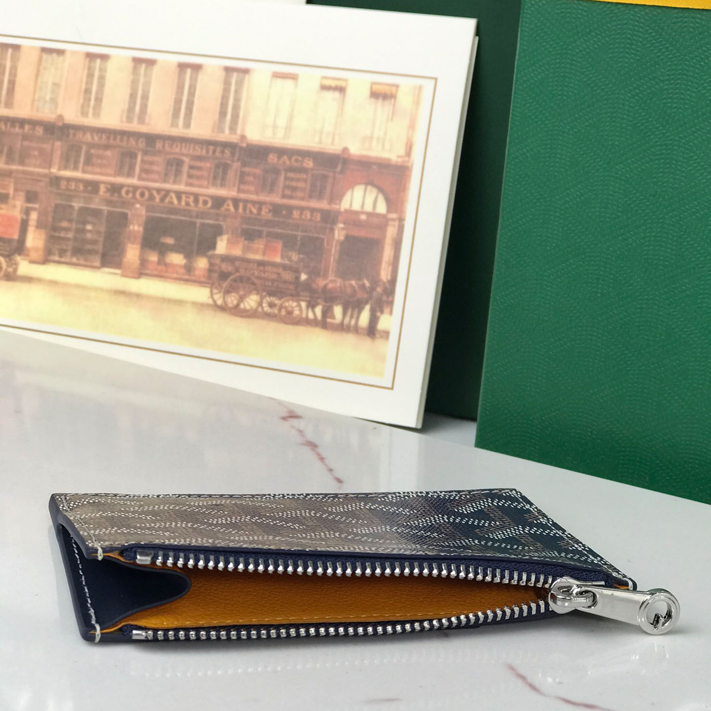 Goyard Bourbon Zipped Card Holder - DopestKickz