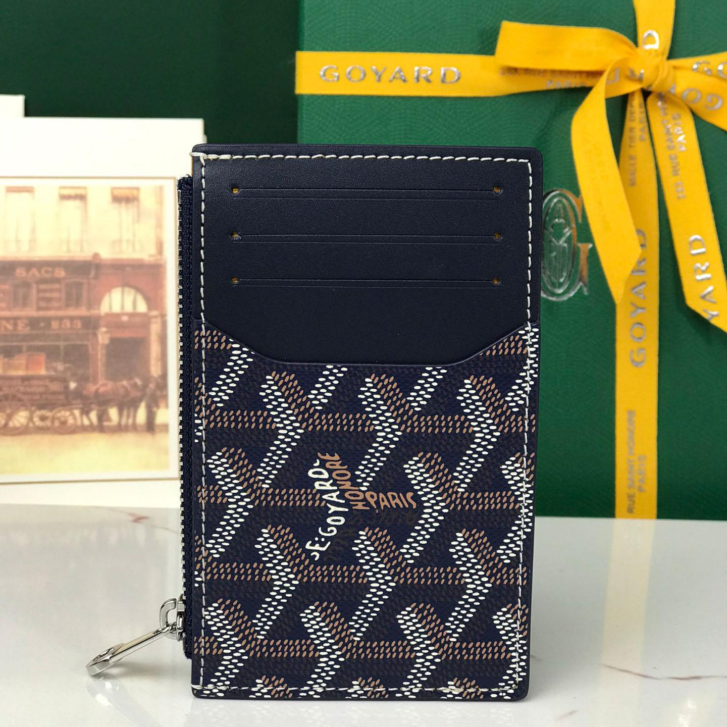 Goyard Bourbon Zipped Card Holder - DopestKickz