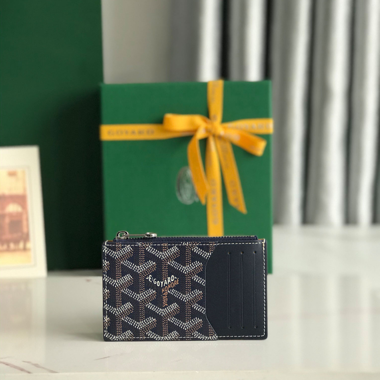 Goyard Bourbon Zipped Card Holder - DopestKickz