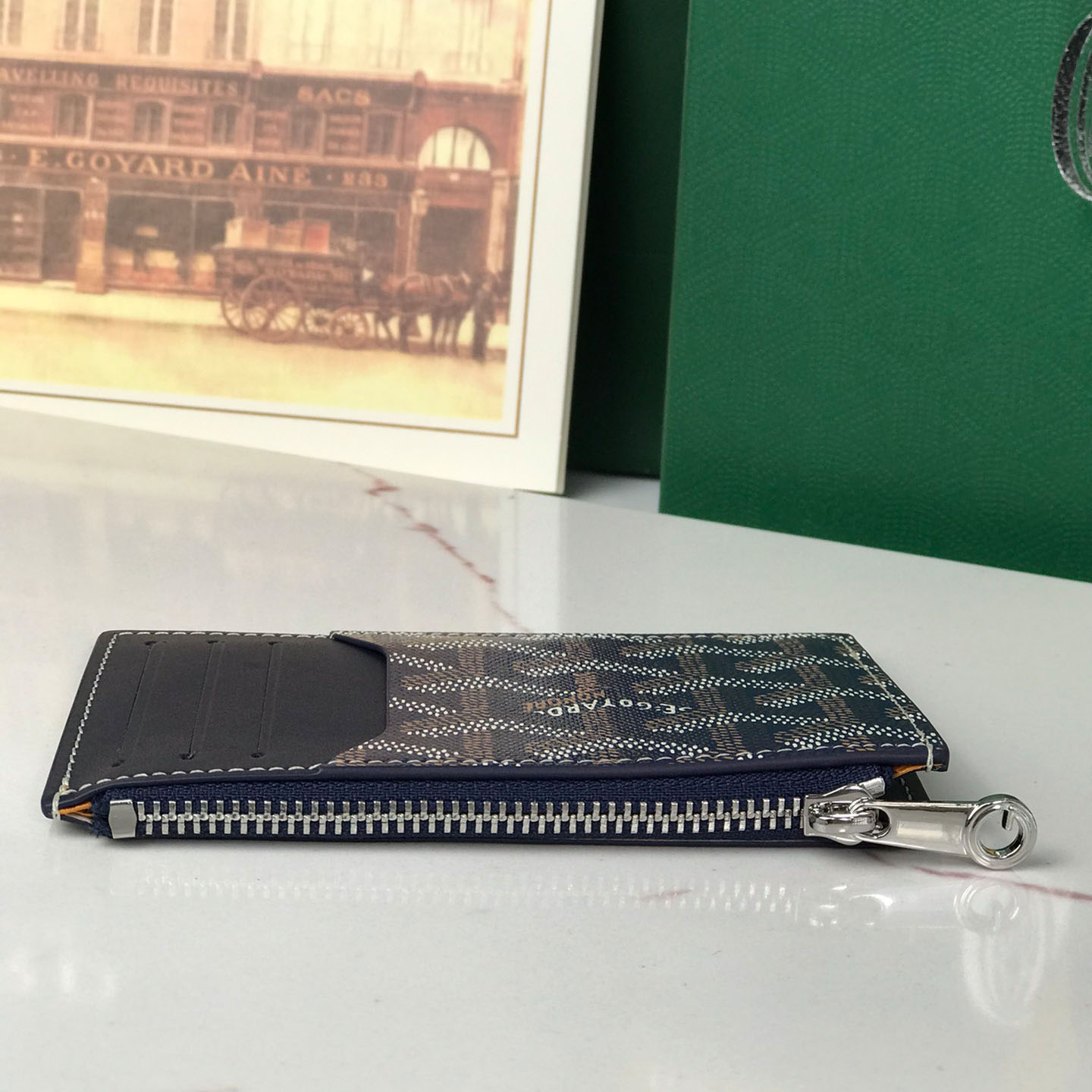 Goyard Bourbon Zipped Card Holder - DopestKickz