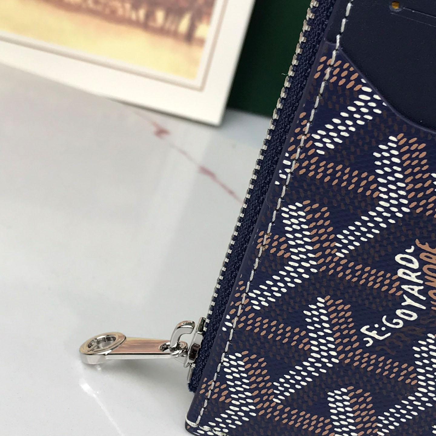 Goyard Bourbon Zipped Card Holder - DopestKickz