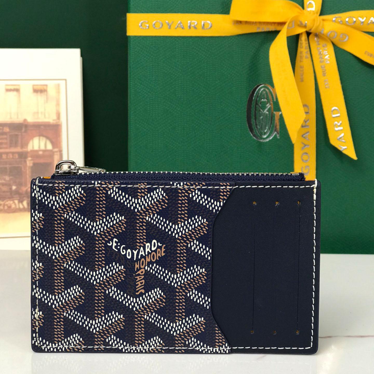 Goyard Bourbon Zipped Card Holder - DopestKickz