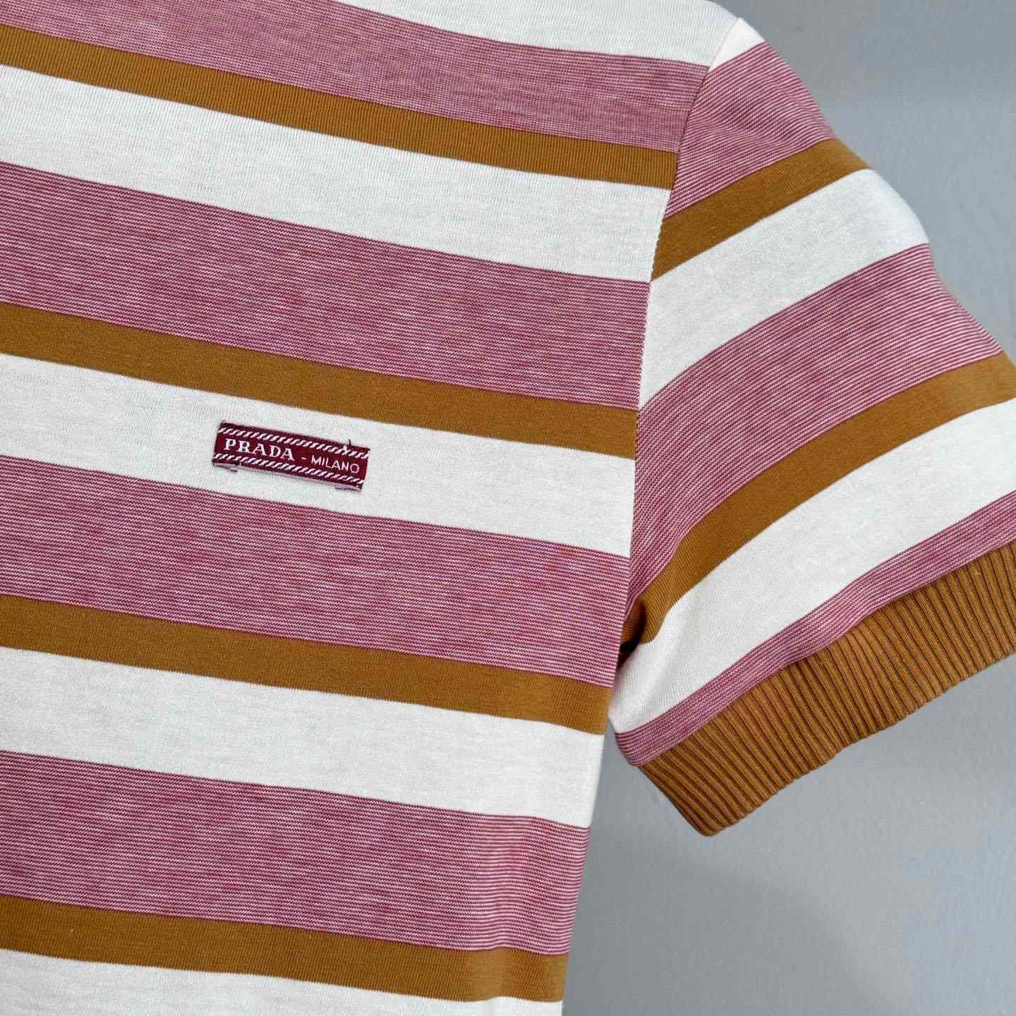 Prada Bayadere stripe jersey T-shirt  - DopestKickz