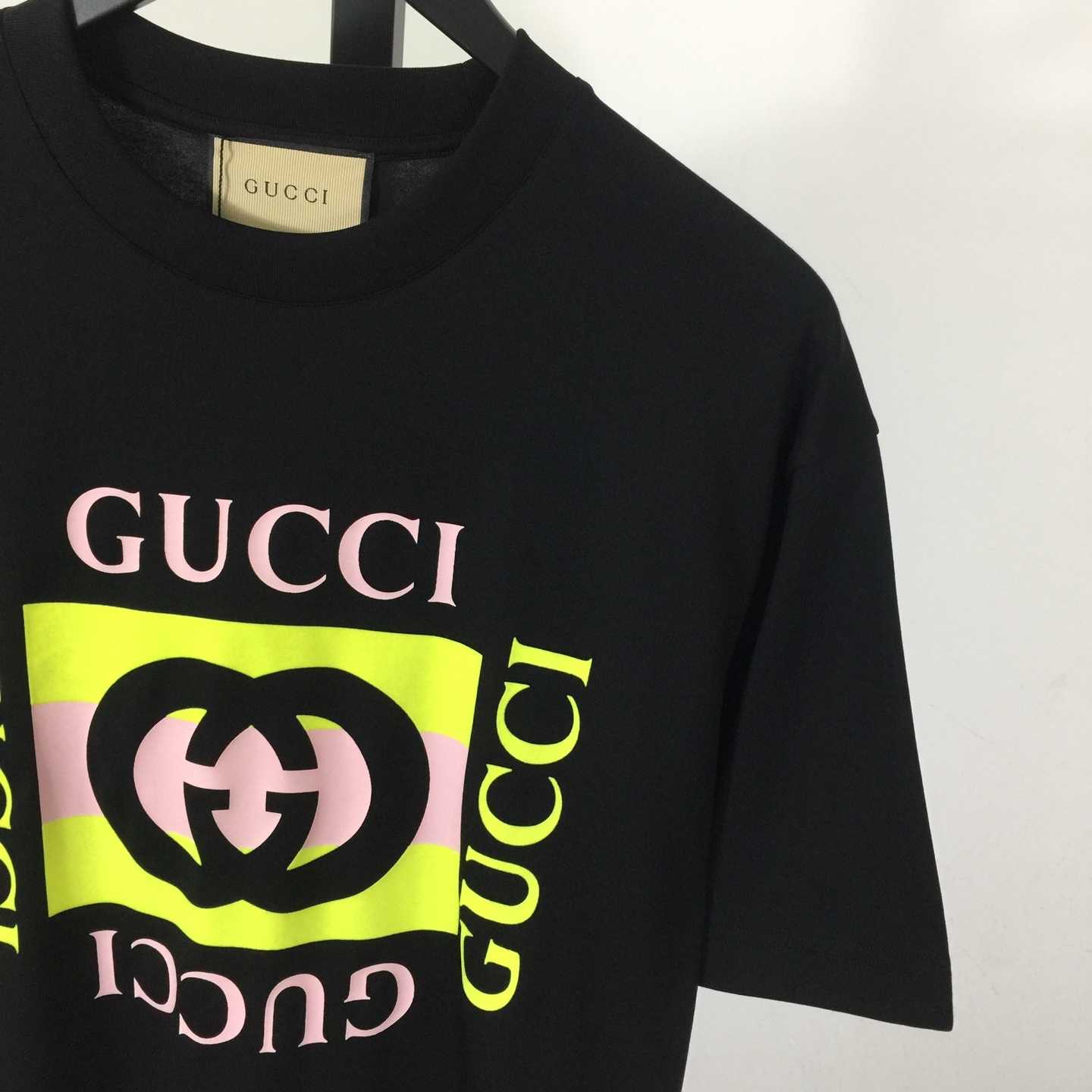 Gucci Jersey T-shirt With Print  - DopestKickz