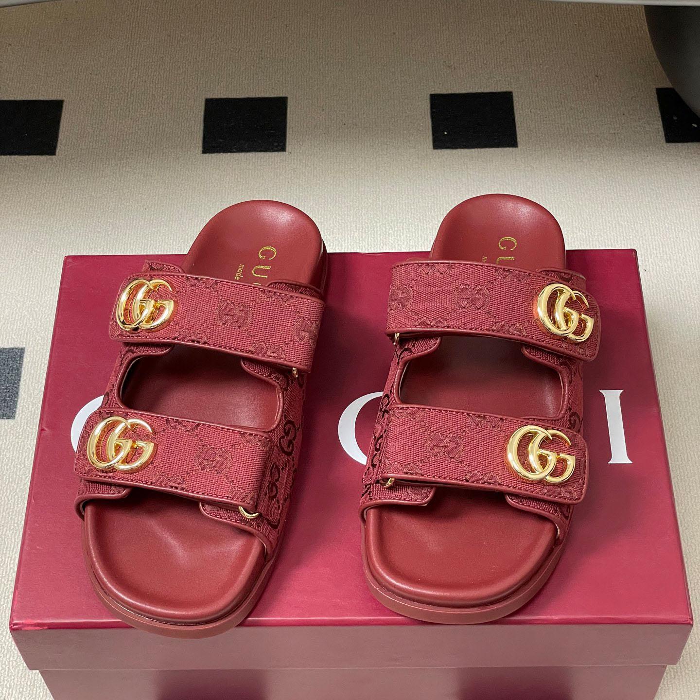 Gucci Sandal With Double G - DopestKickz