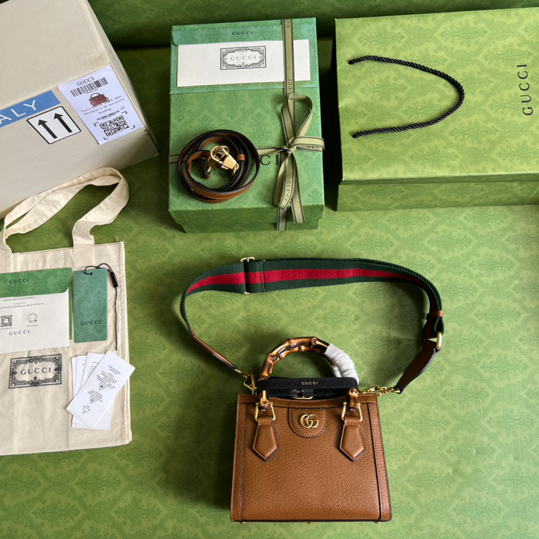 Gucci Gucci Diana Small Tote Bag  702732 - DopestKickz