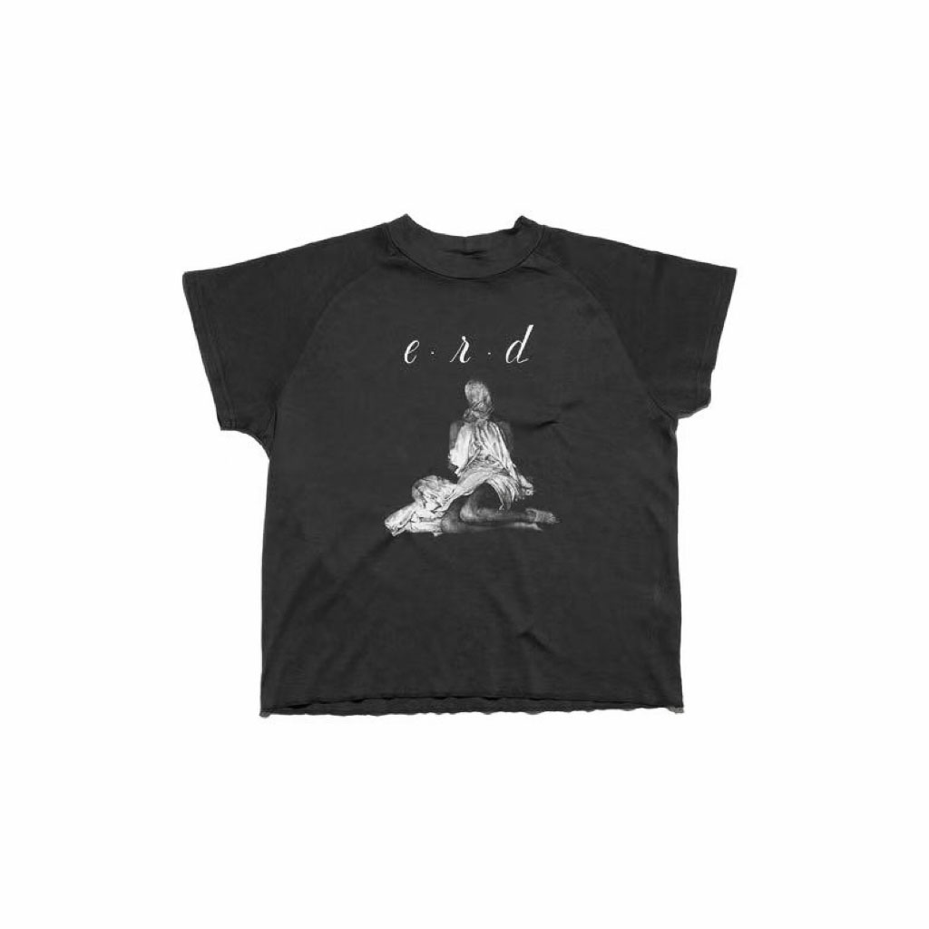 Enfants Riches Déprimés Woman In Sheet Raglan T-Shirt 'Faded Black' - DopestKickz