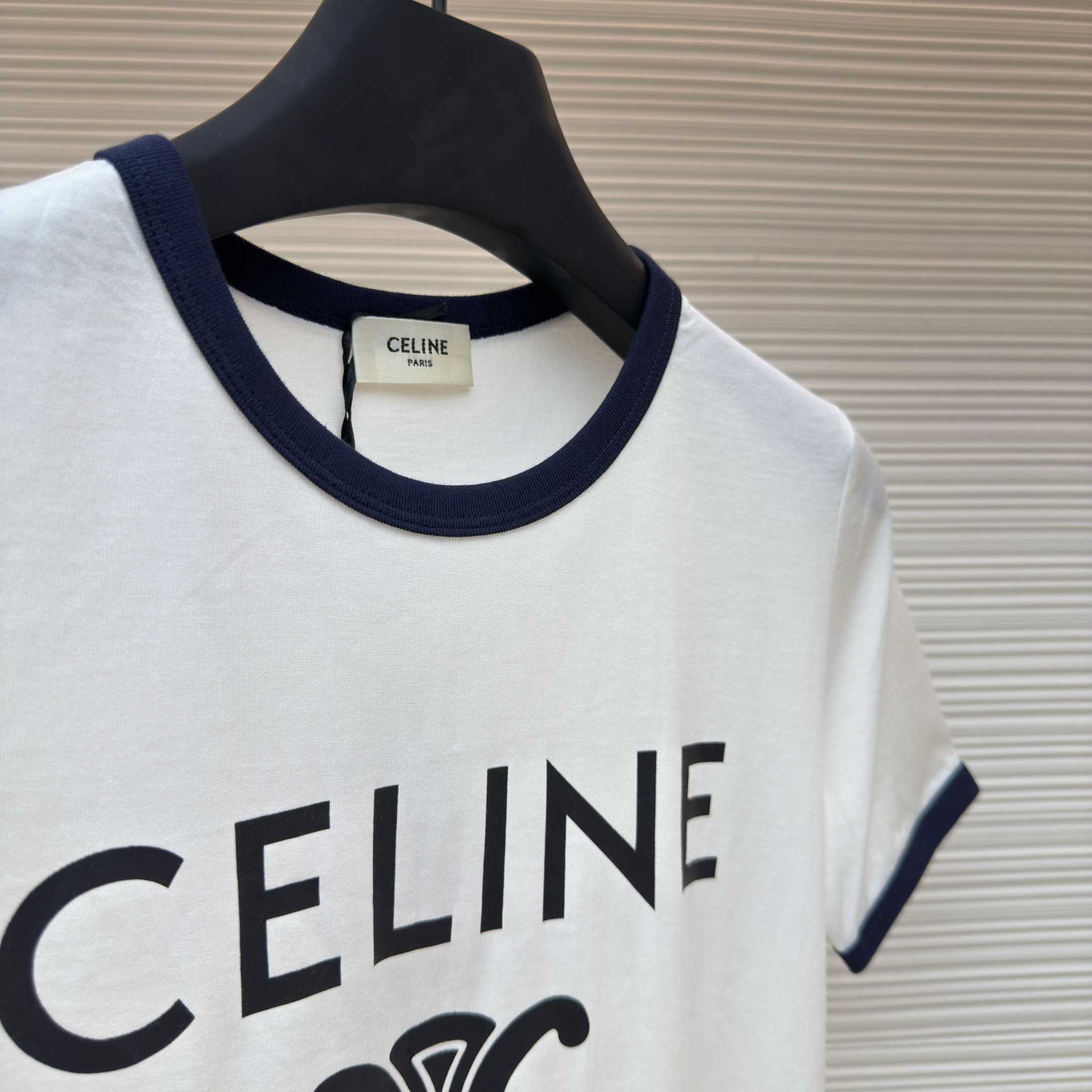 celine Paris T-shirt In Cotton Jersey - DopestKickz