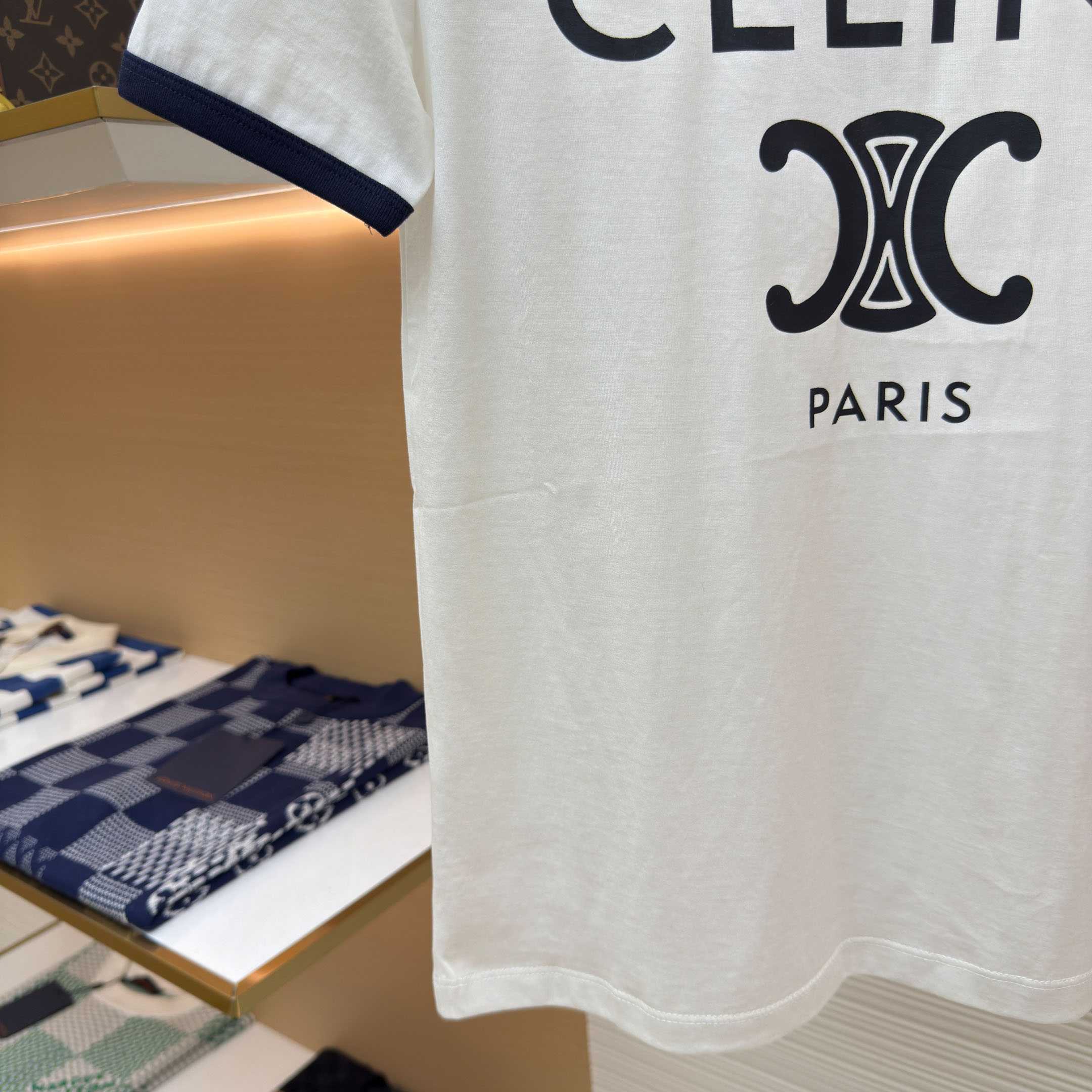 celine Paris T-shirt In Cotton Jersey - DopestKickz