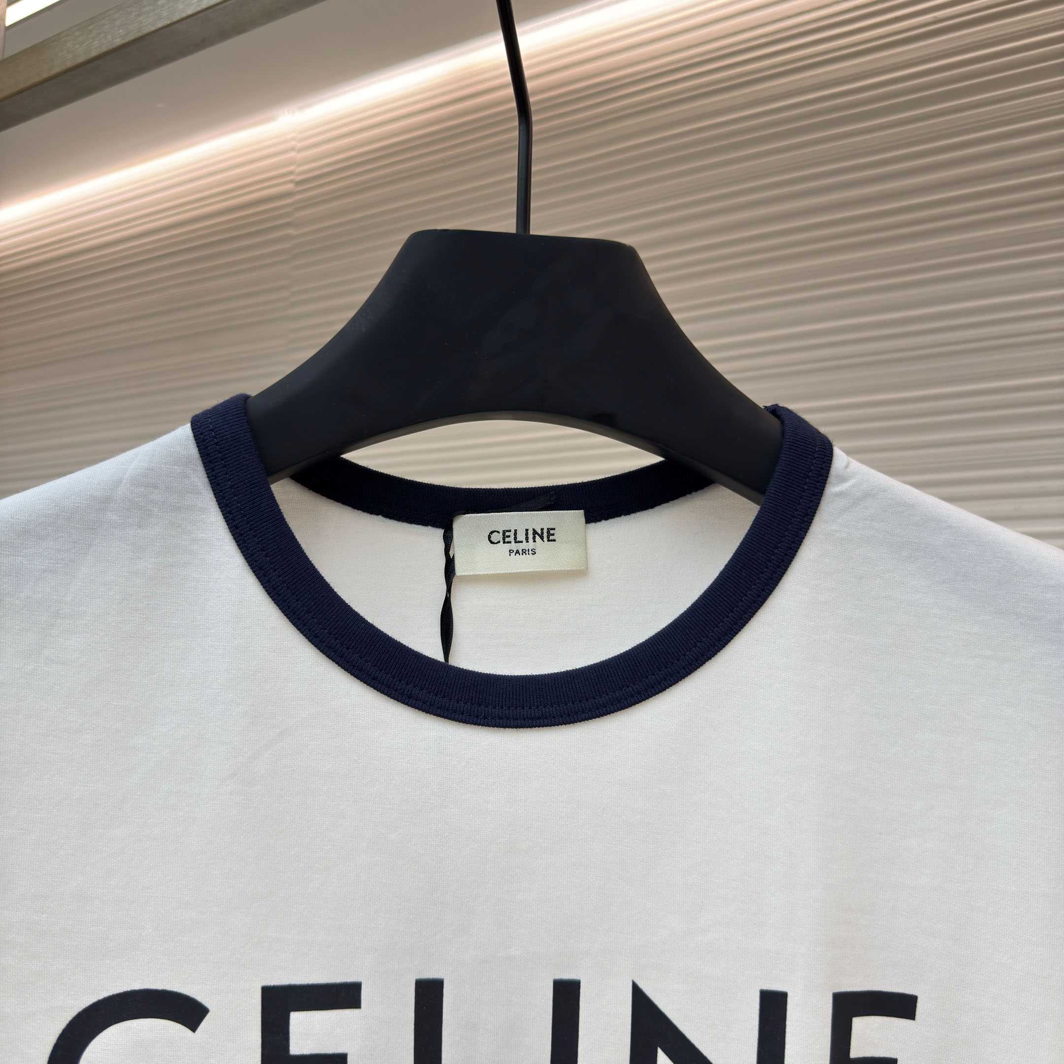 celine Paris T-shirt In Cotton Jersey - DopestKickz