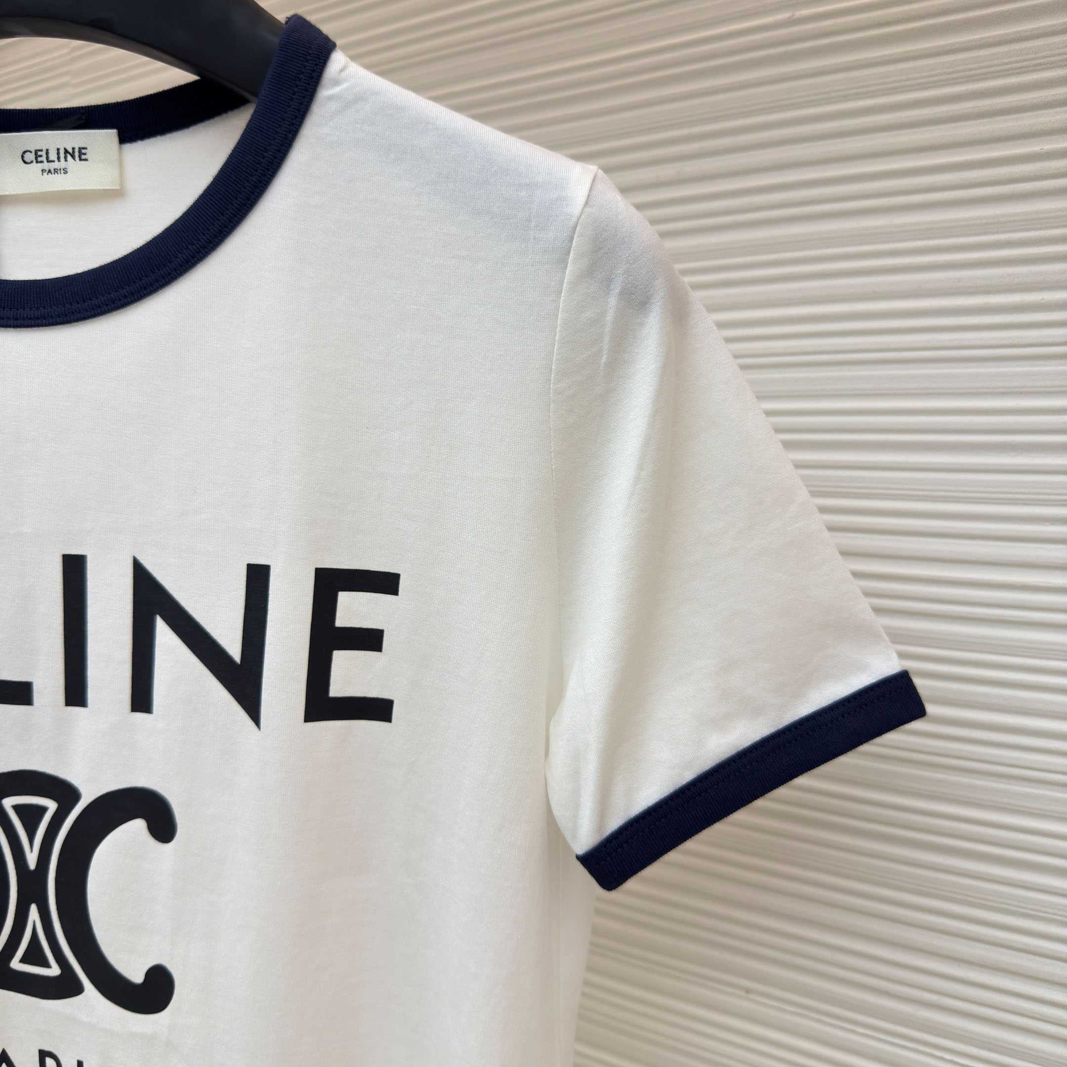 celine Paris T-shirt In Cotton Jersey - DopestKickz