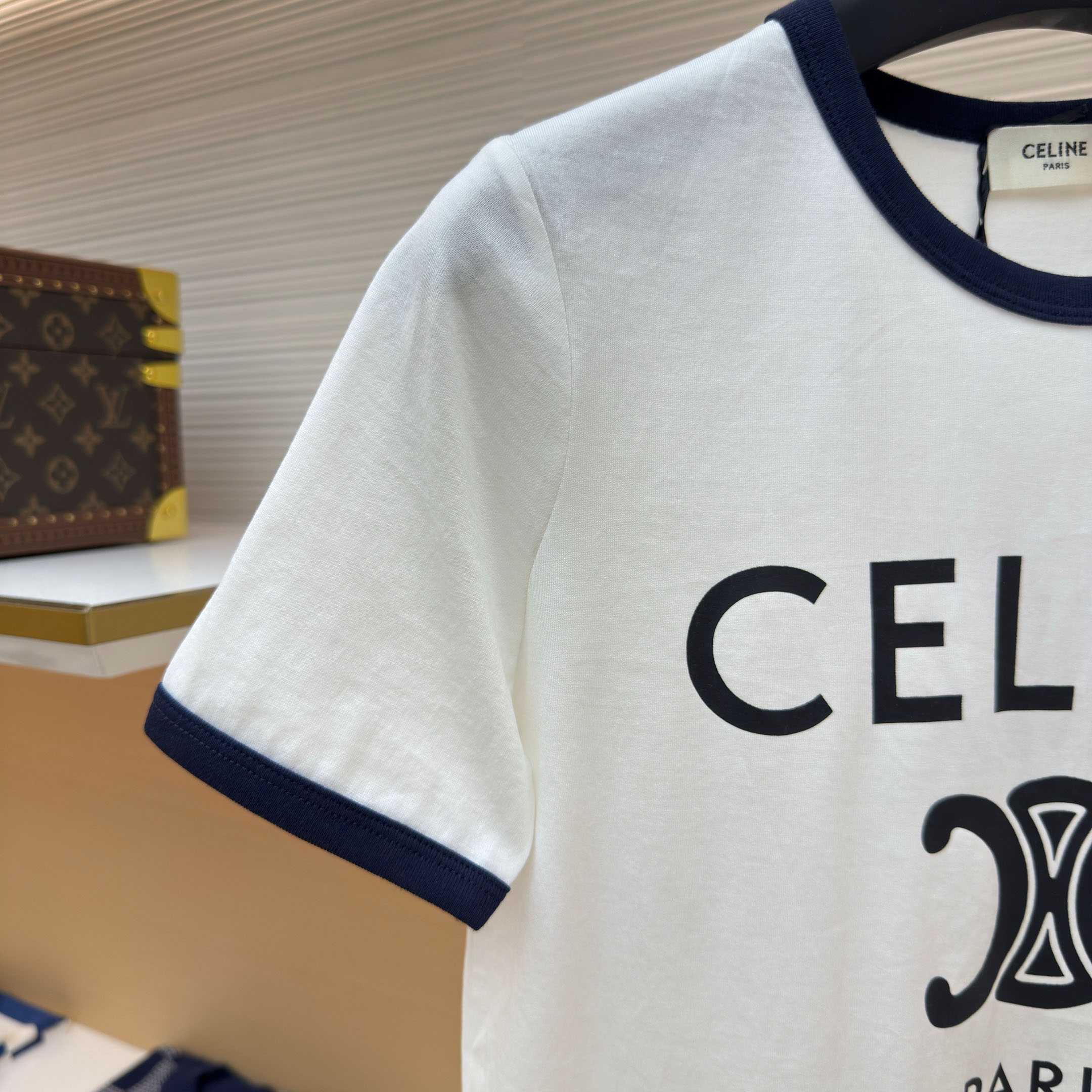 celine Paris T-shirt In Cotton Jersey - DopestKickz