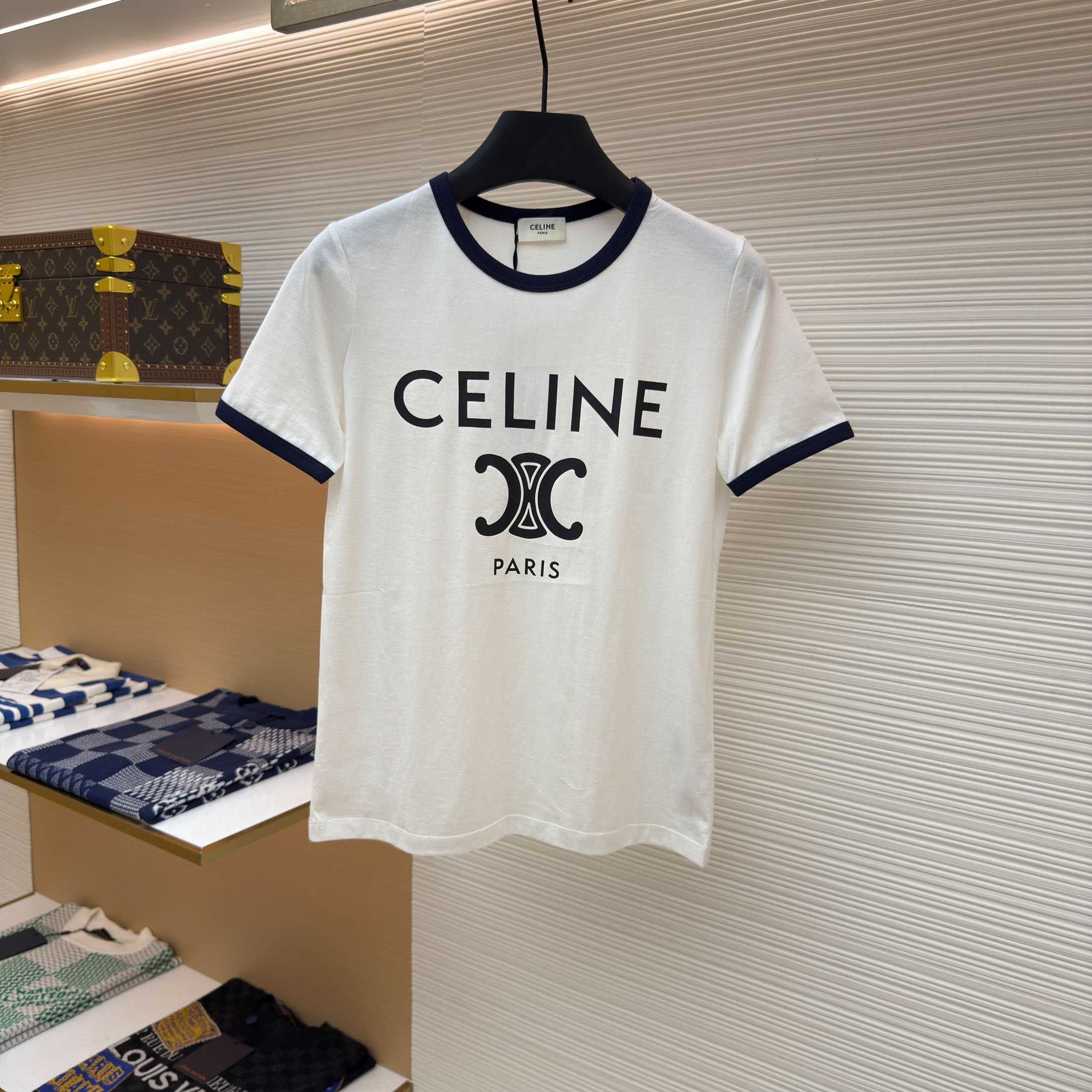 celine Paris T-shirt In Cotton Jersey - DopestKickz