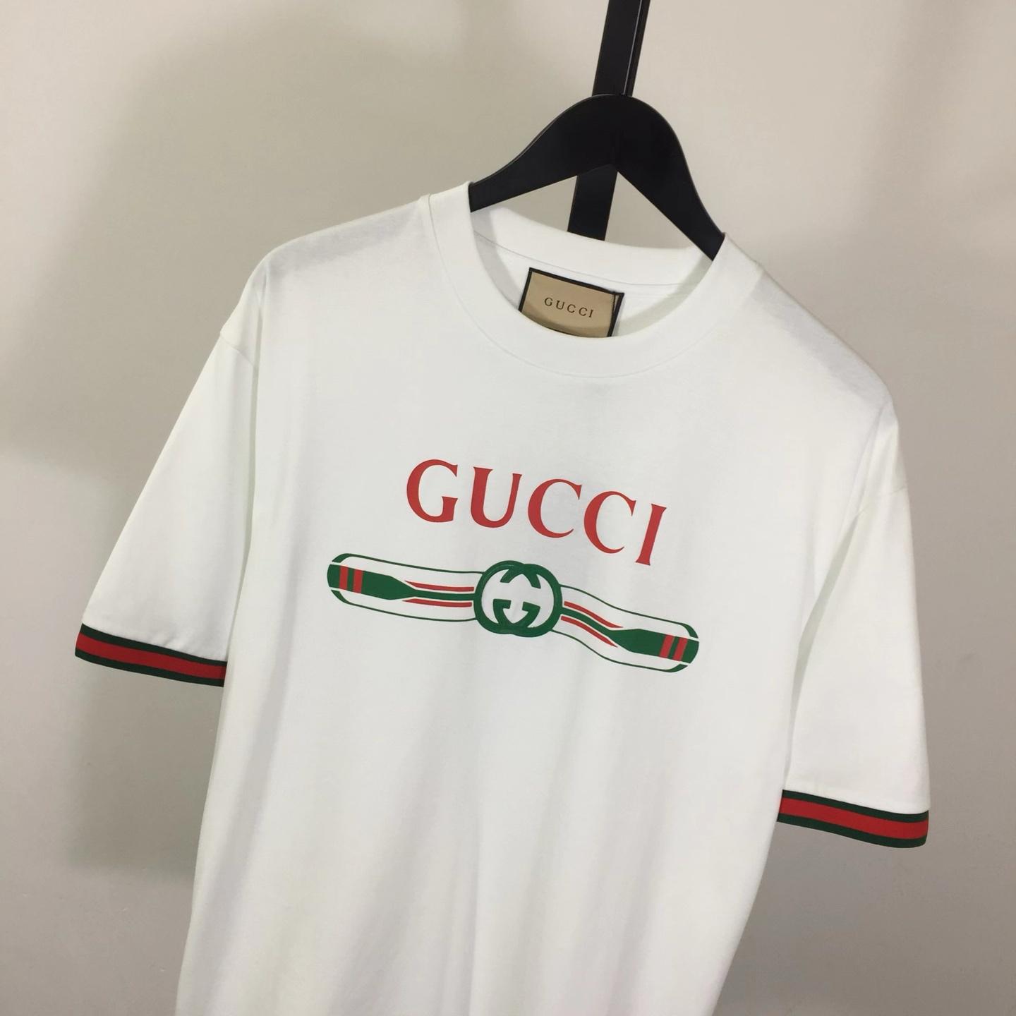 Gucci Jersey T-shirt With Print  - DopestKickz