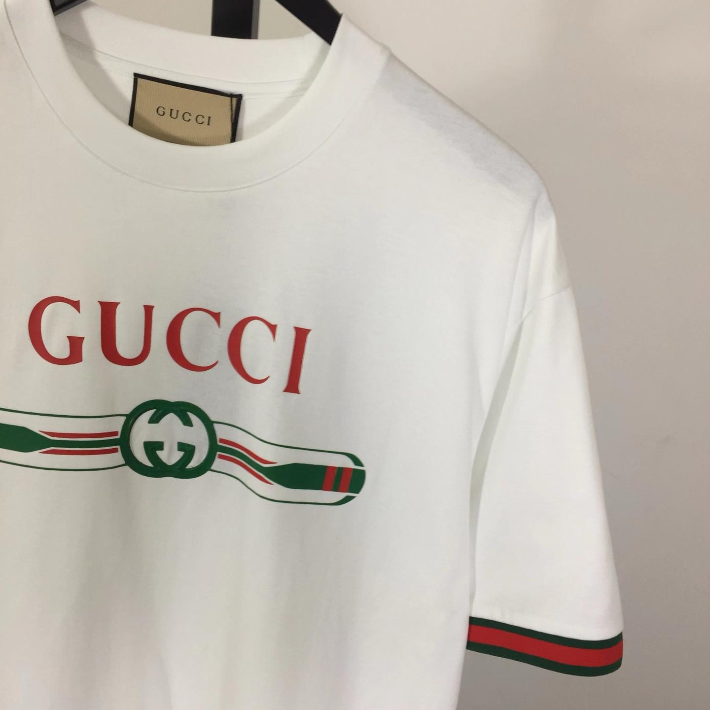 Gucci Jersey T-shirt With Print  - DopestKickz