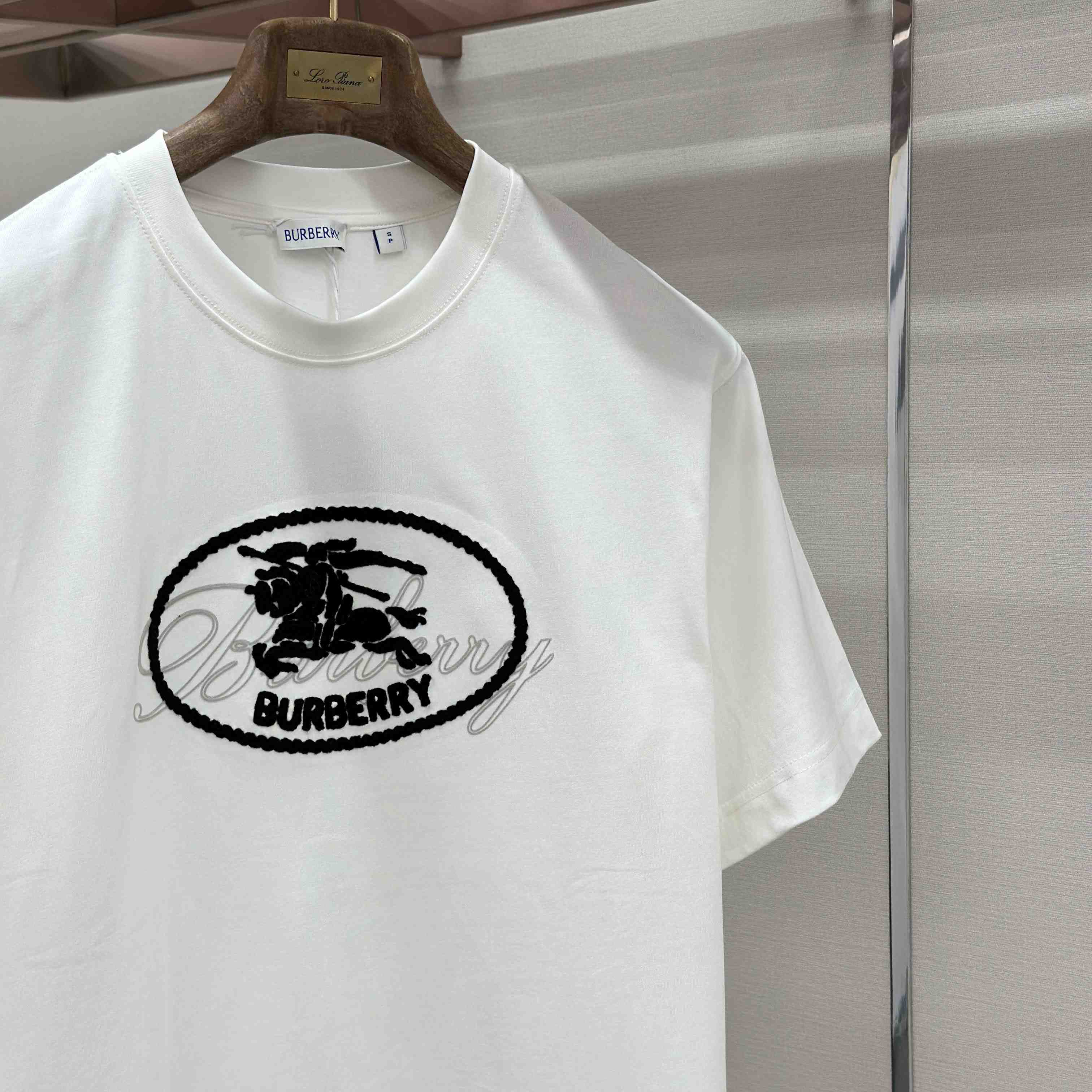 Burberry Knight Stamp Cotton T-shirt - DopestKickz