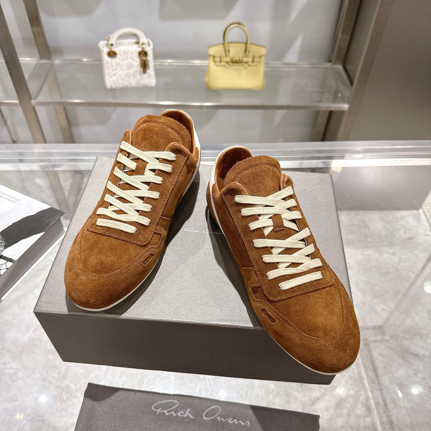 Rick Owens Concordians Minimal Sneaker 'Chestnut' - DopestKickz