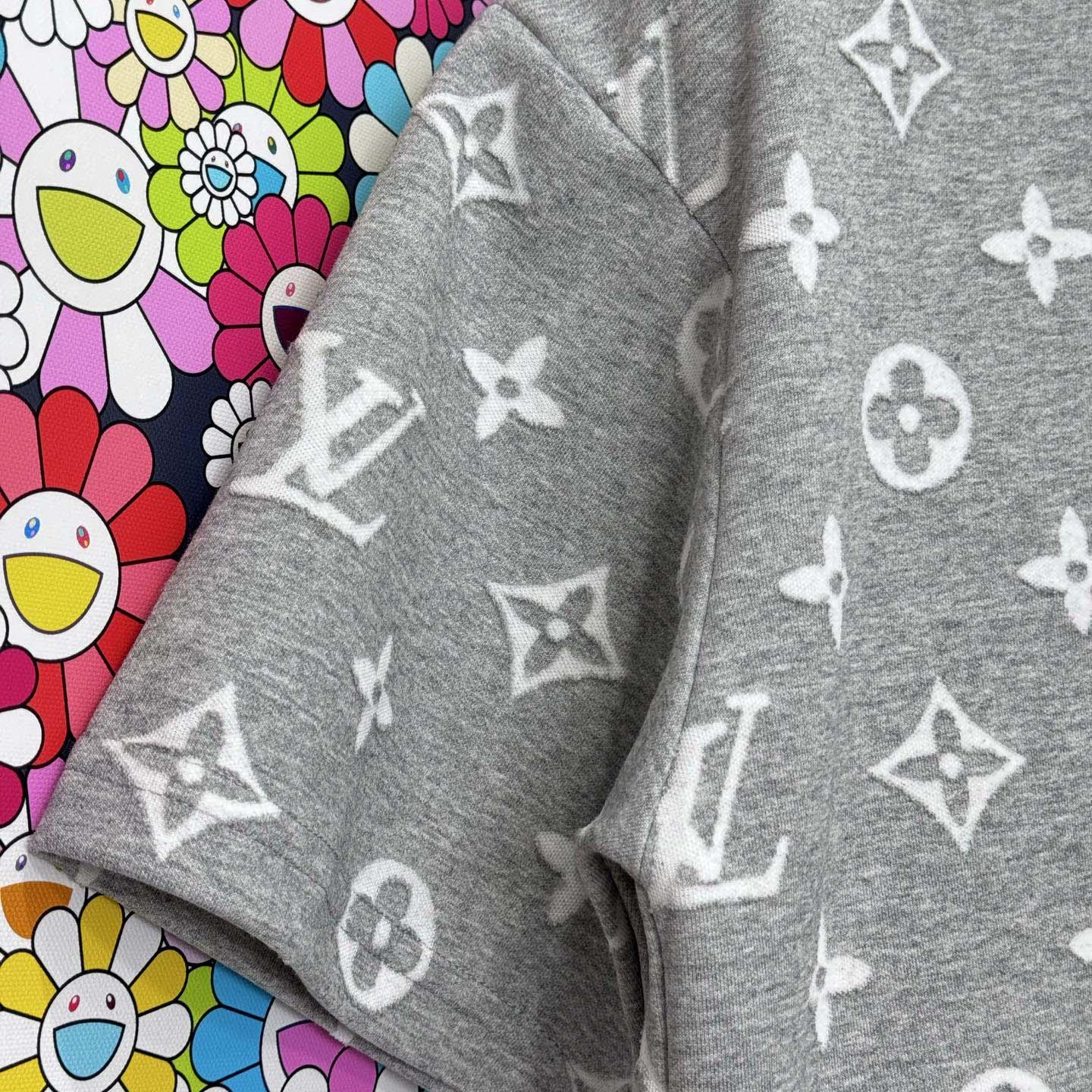 Louis Vuitton Monogram Short-Sleeved Crewneck - DopestKickz