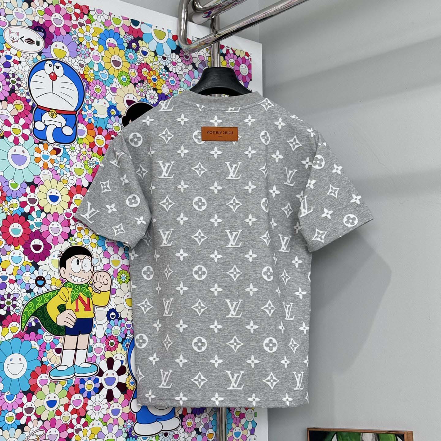 Louis Vuitton Monogram Short-Sleeved Crewneck - DopestKickz