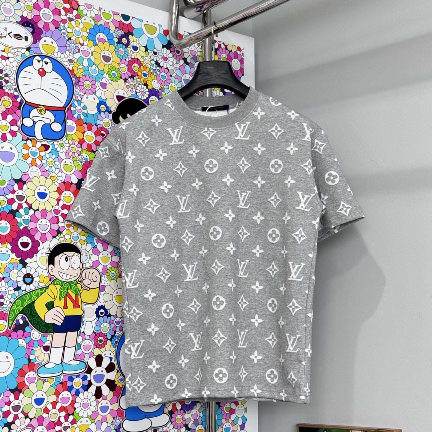 Louis Vuitton Monogram Short-Sleeved Crewneck - DopestKickz